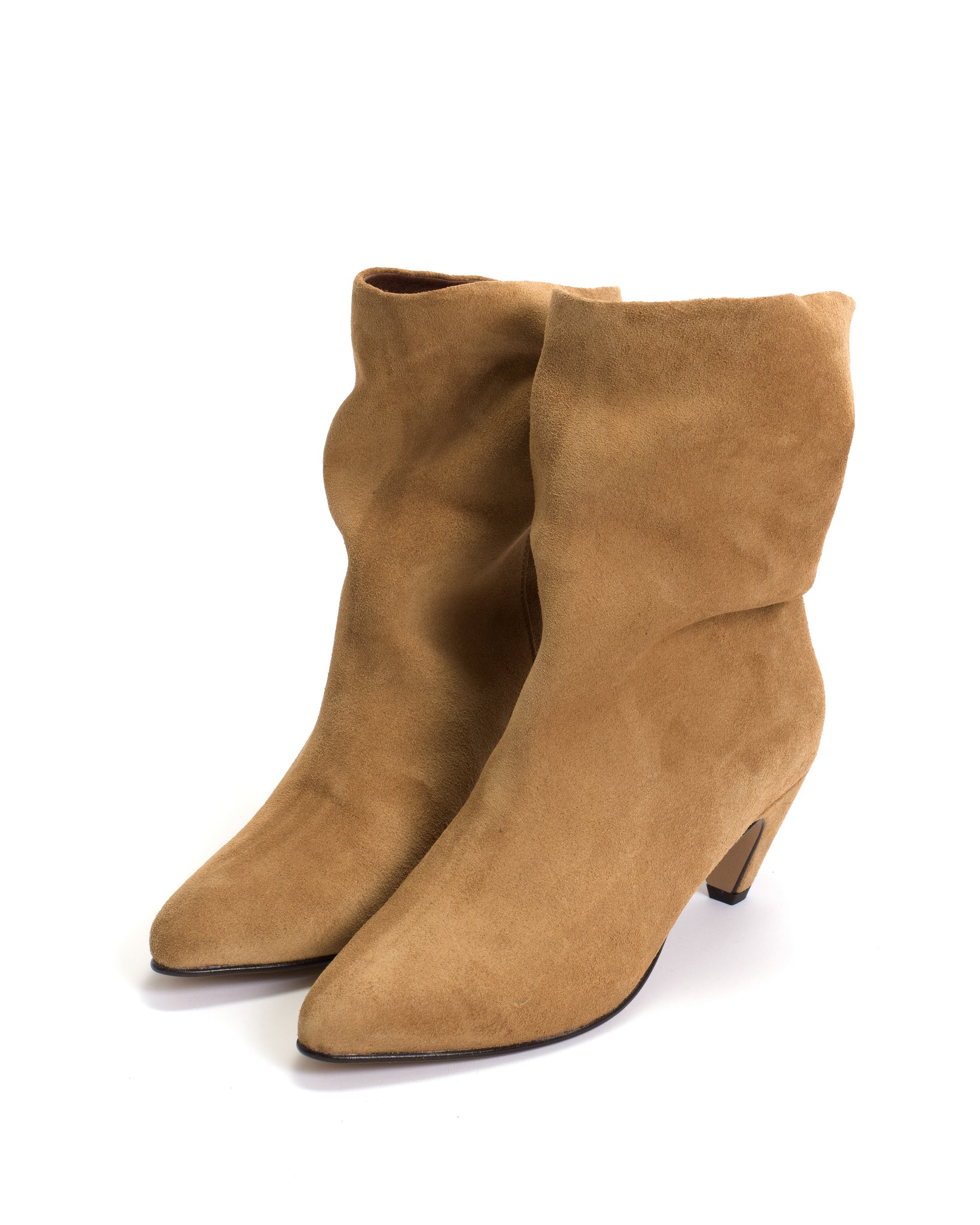 Vully 50 stiletto Calf suede Bamboo brown