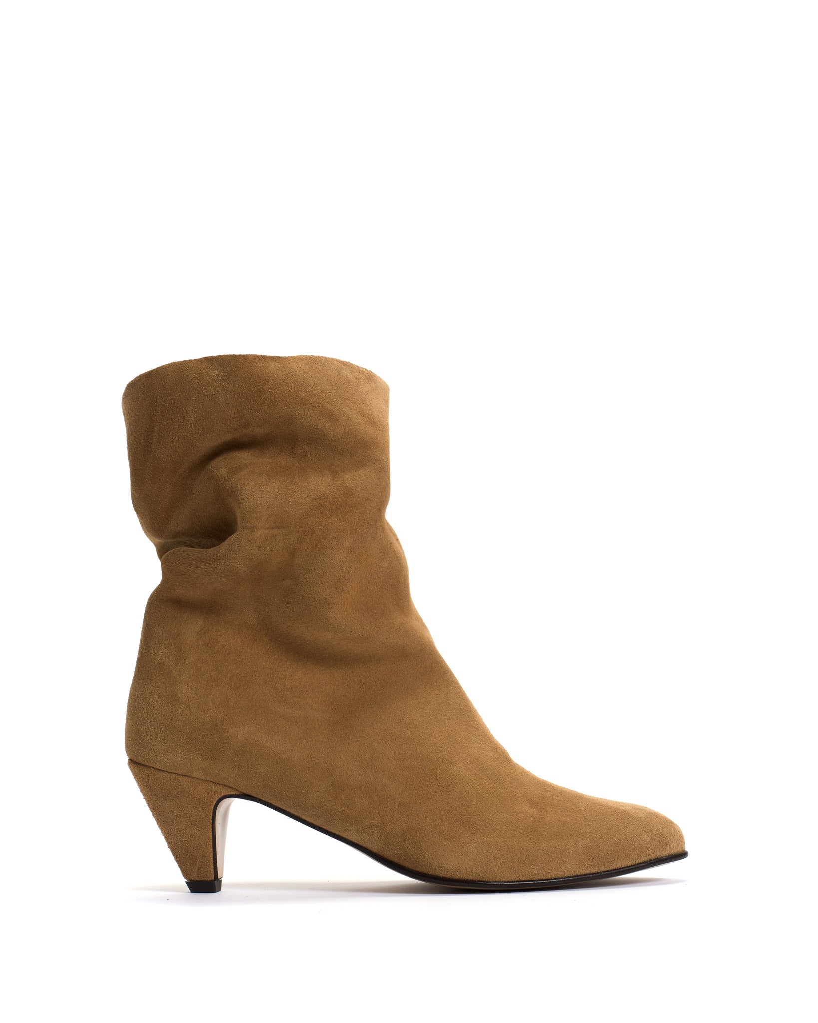 Vully 50 stiletto Calf suede Bamboo brown