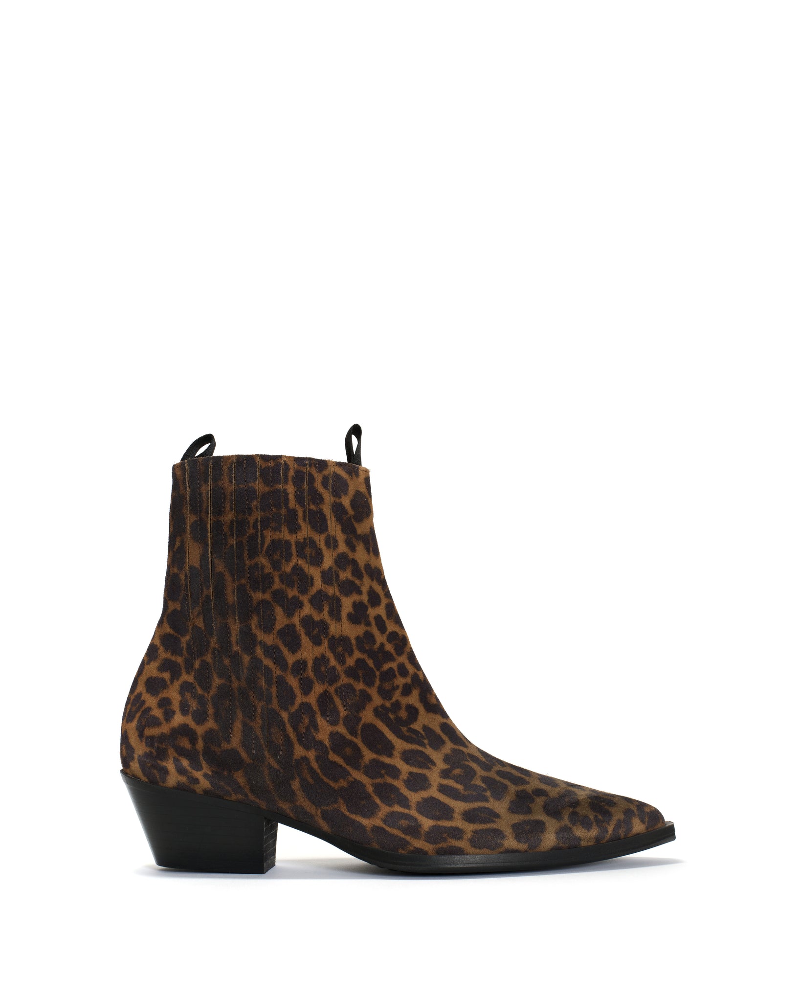 Hachi Calf suede print Leopard