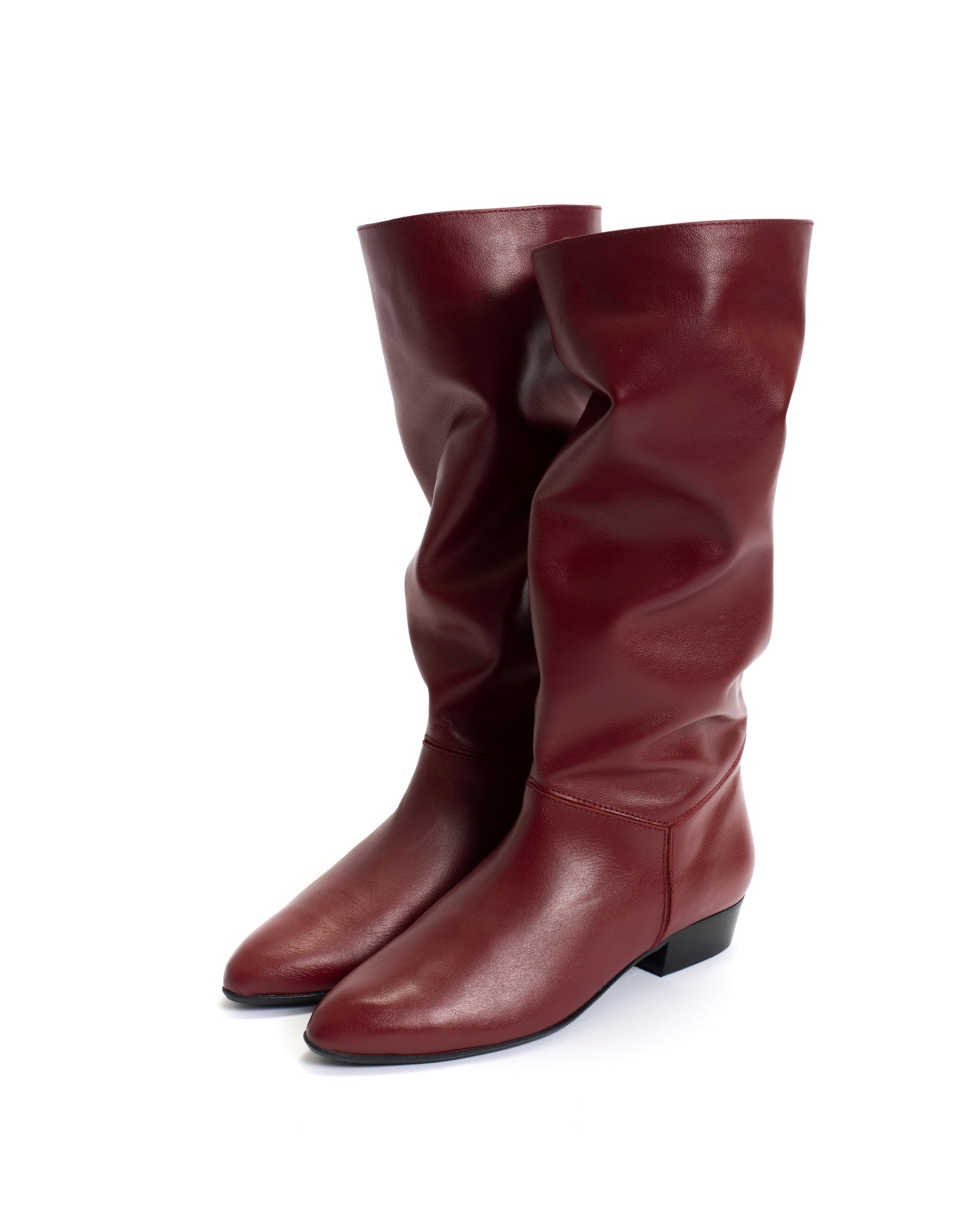 Jasmina 20 Soft calf & suede leather Pomegranate