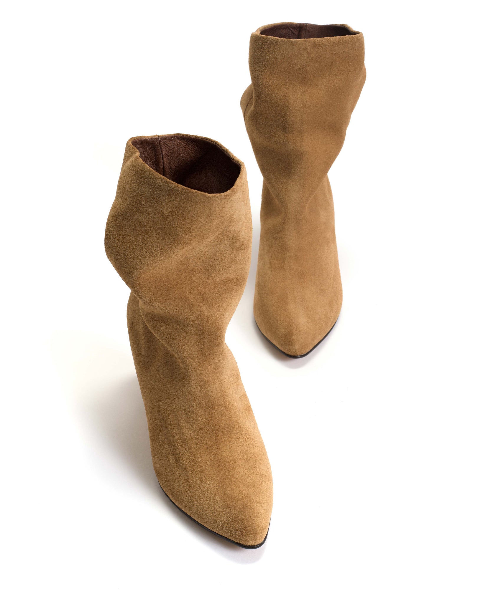 Vully 50 stiletto calf suede cinnamon