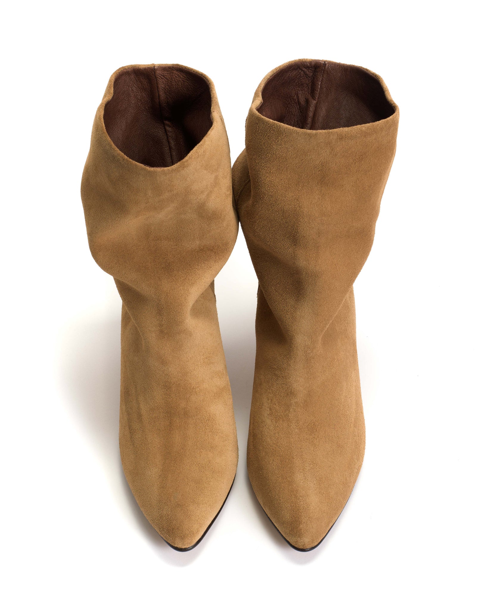 Vully 50 stiletto calf suede cinnamon