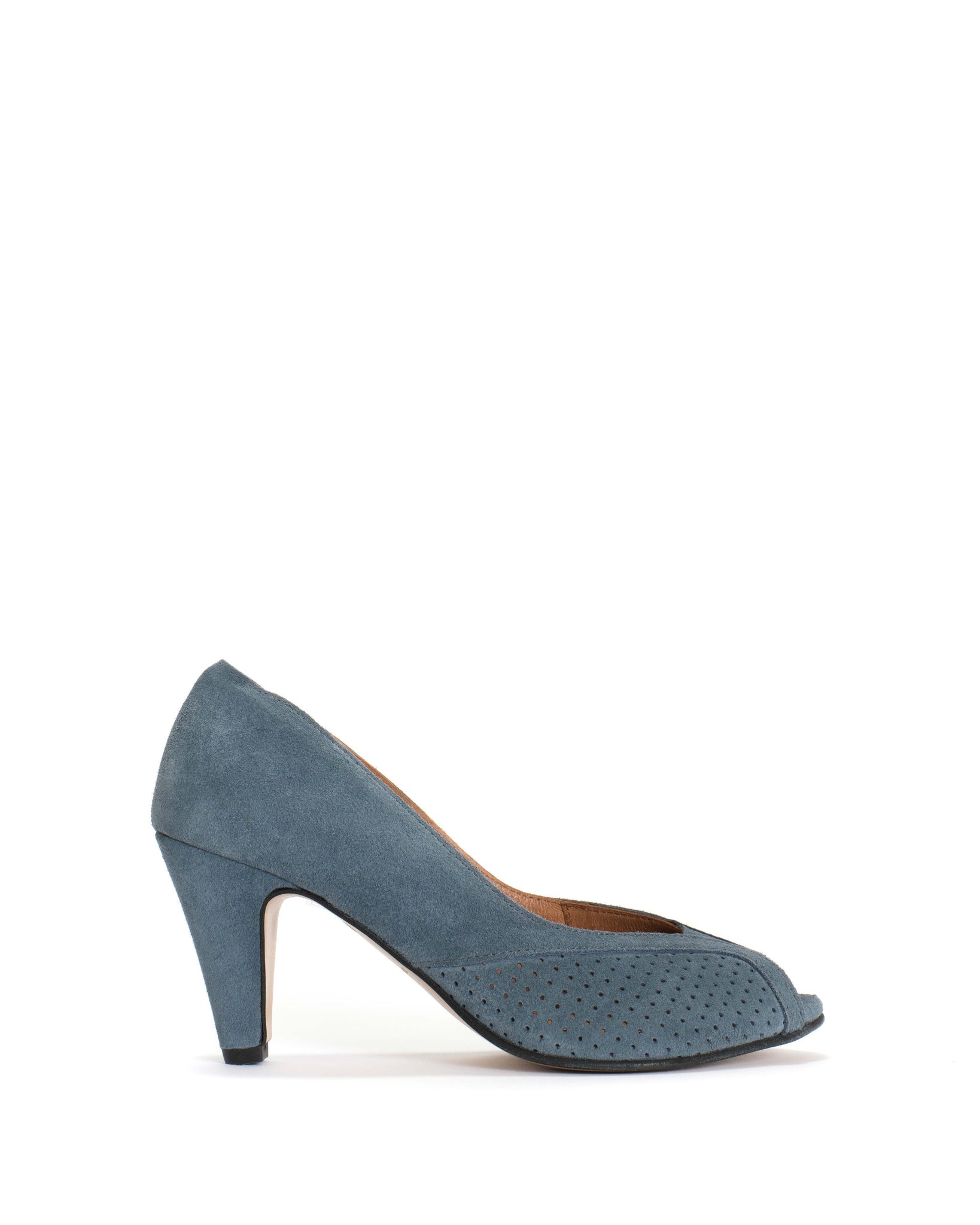 Alania Calf Suede Denim Blue - Anonymous Copenhagen