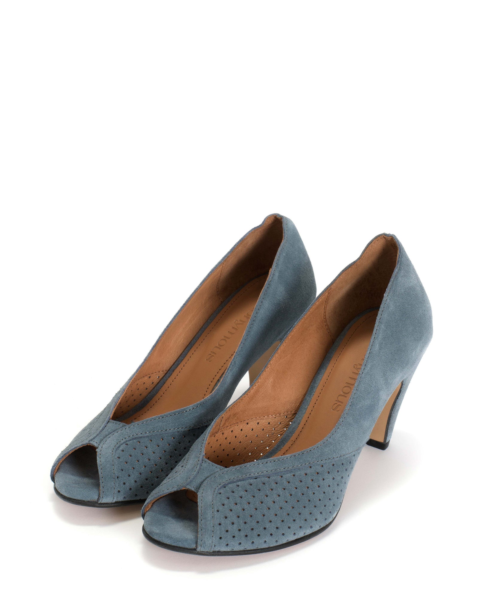 Alania Calf Suede Denim Blue - Anonymous Copenhagen