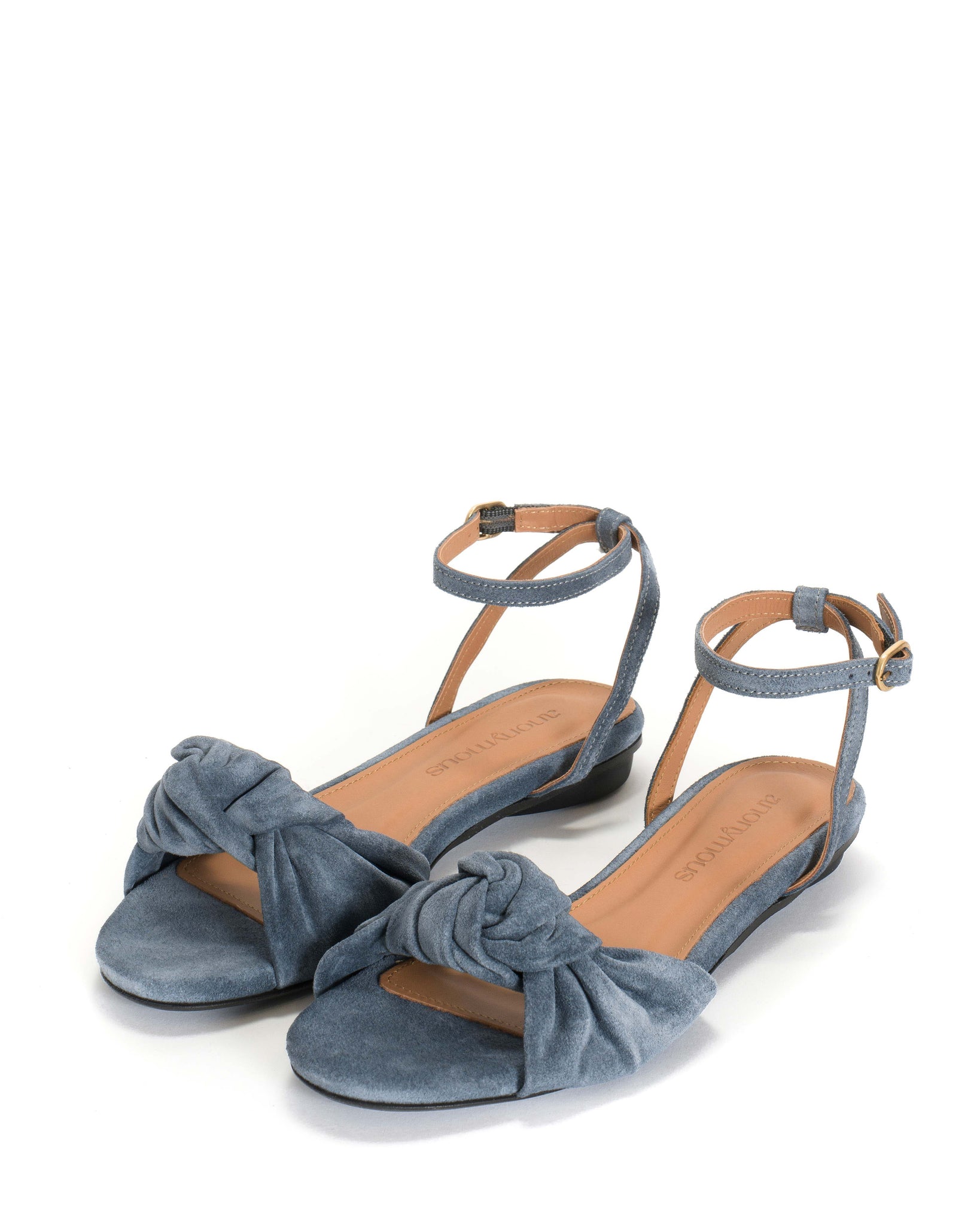 Aliza 10 Calf Suede Denim Blue - Anonymous Copenhagen