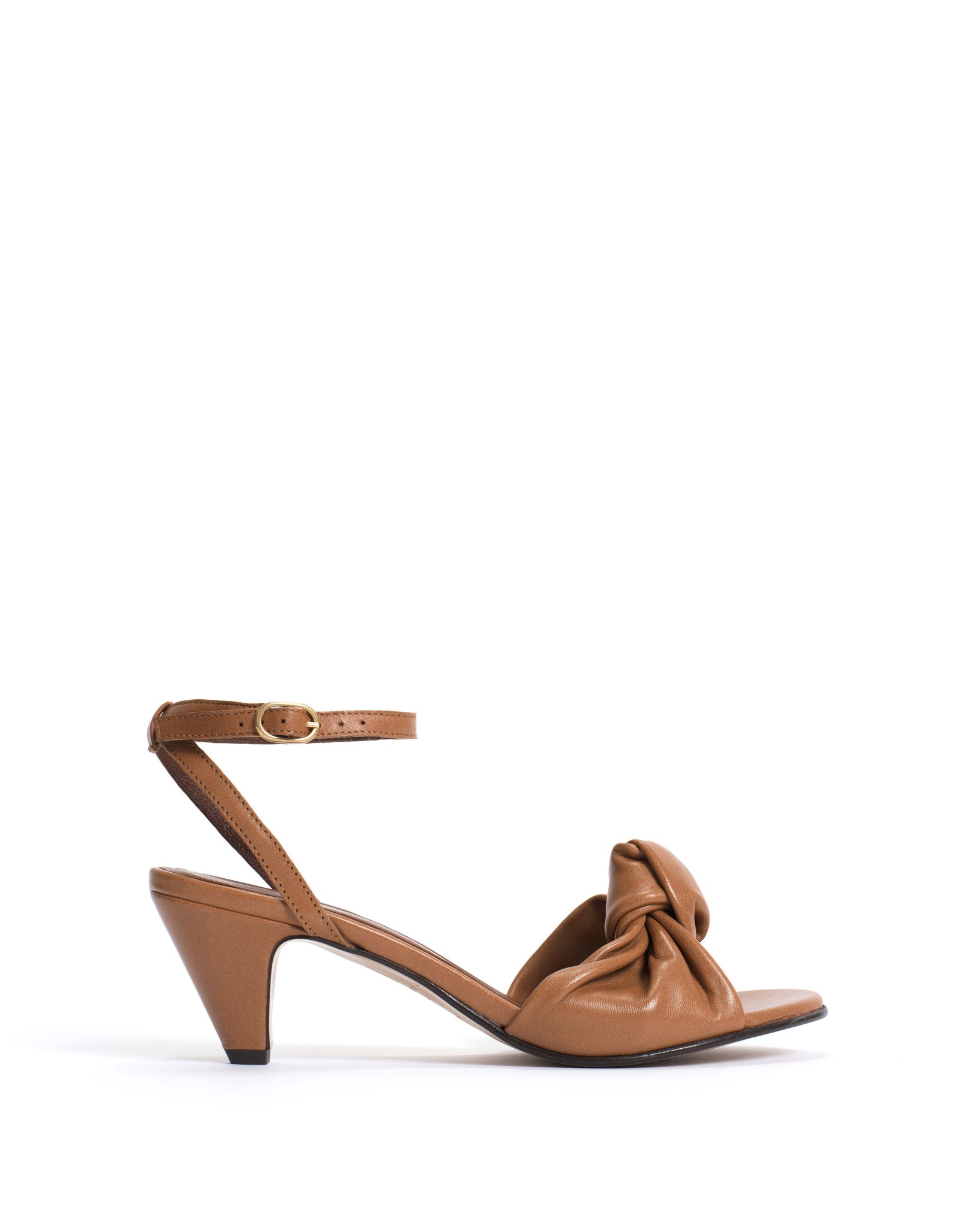 Aliza 50 stiletto Shiny lamb Caramel