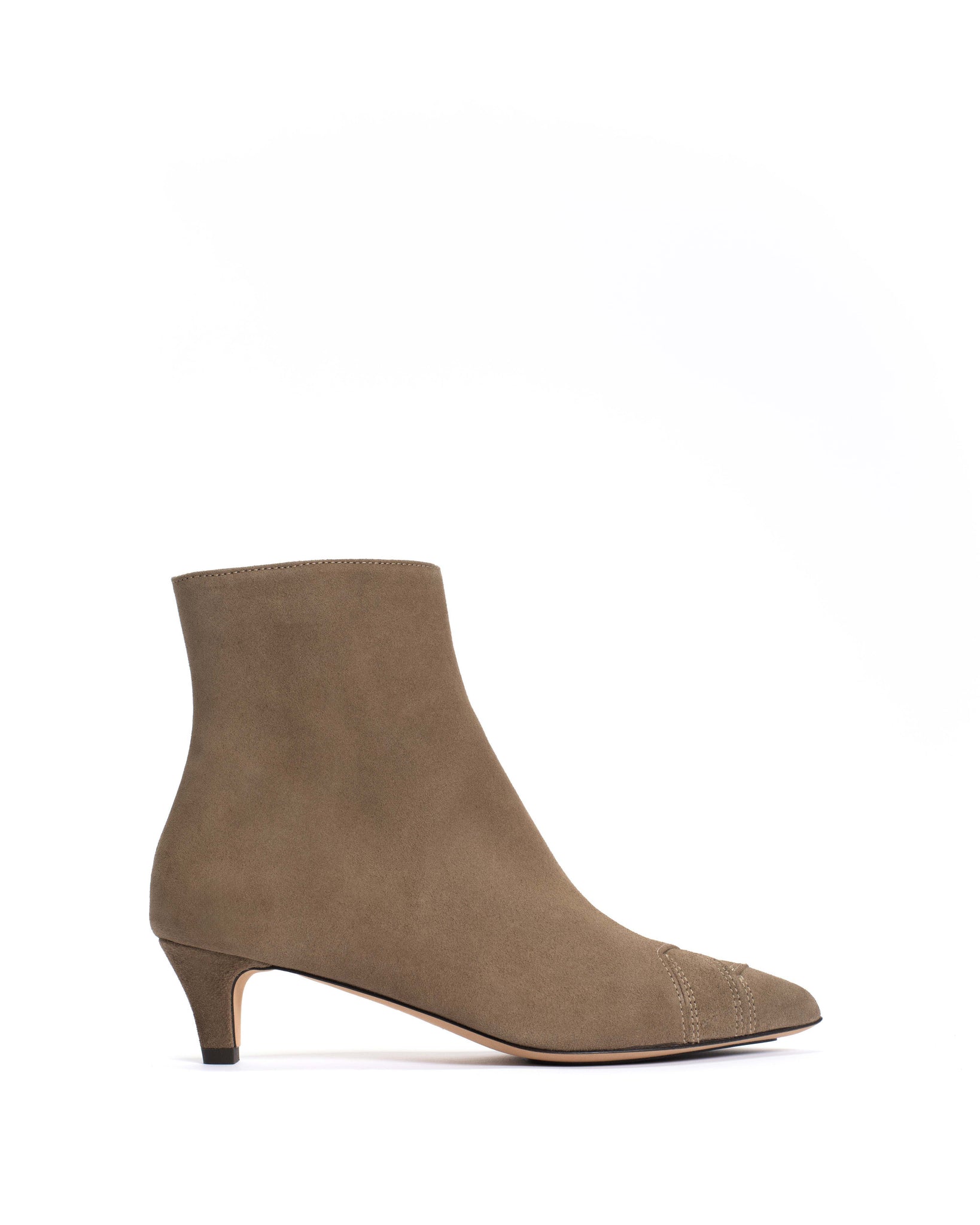 Avy 40 stiletto Calf suede Mushroom