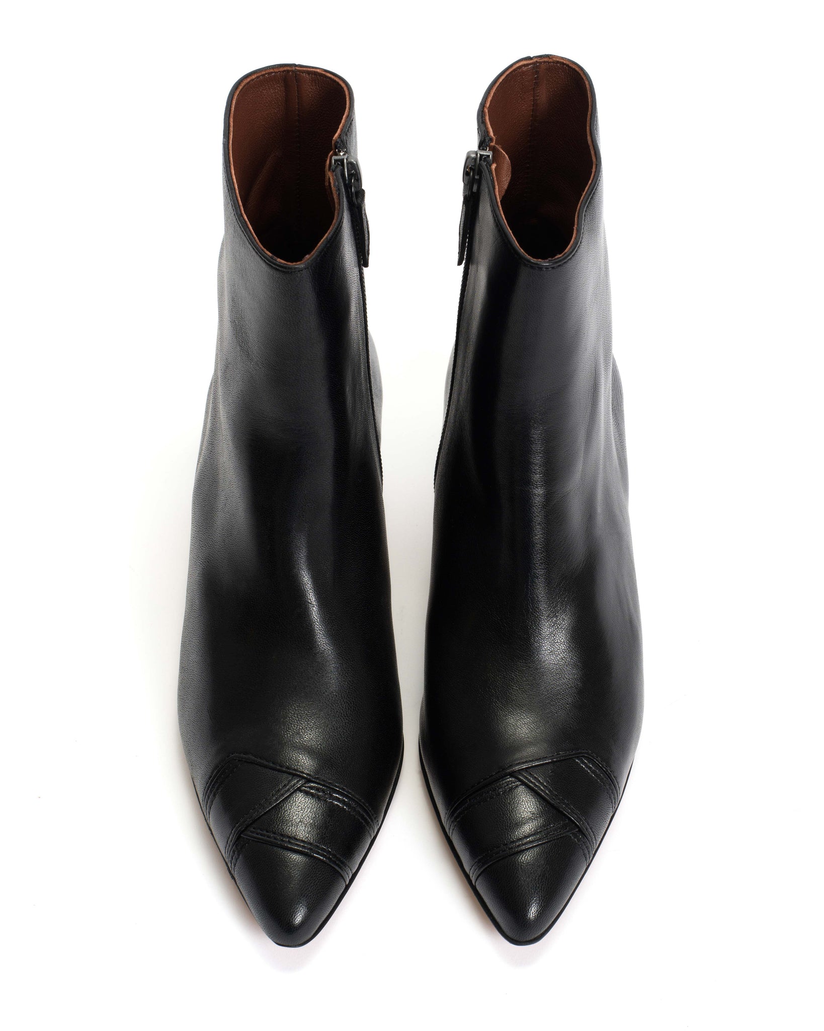 Avy 40 stiletto Silky calf Black