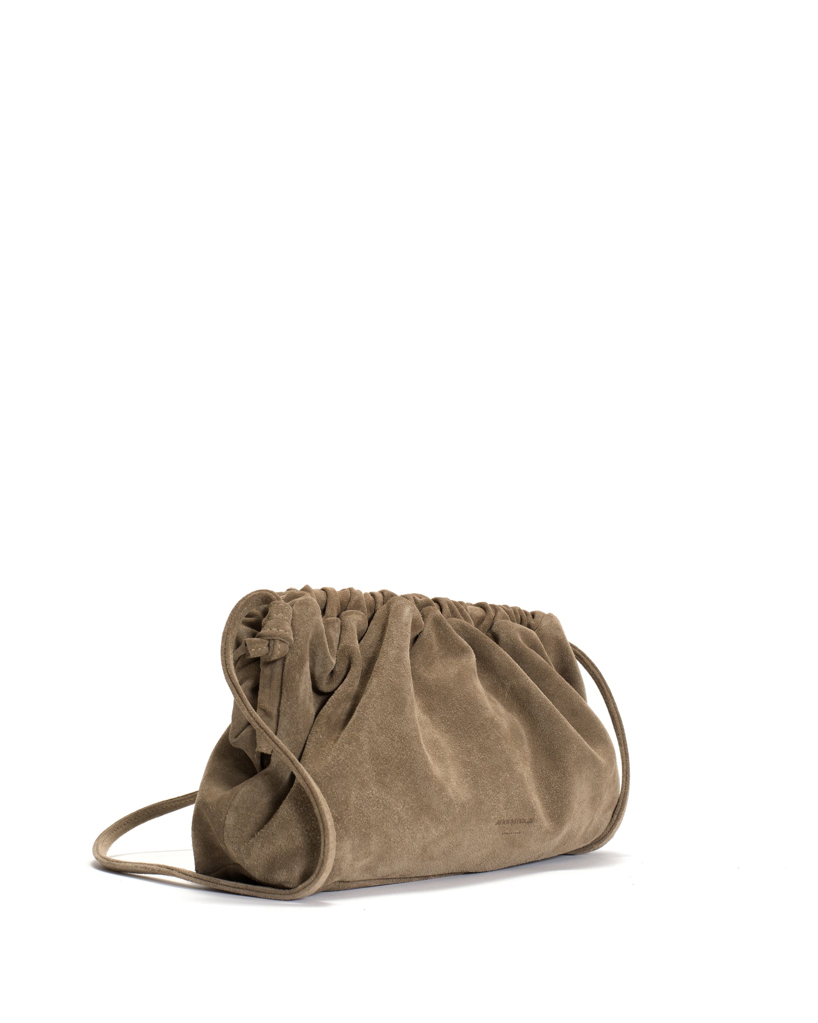 Hally grand cloud bag Calf suede Mushroom - Anonymous Copenhagen