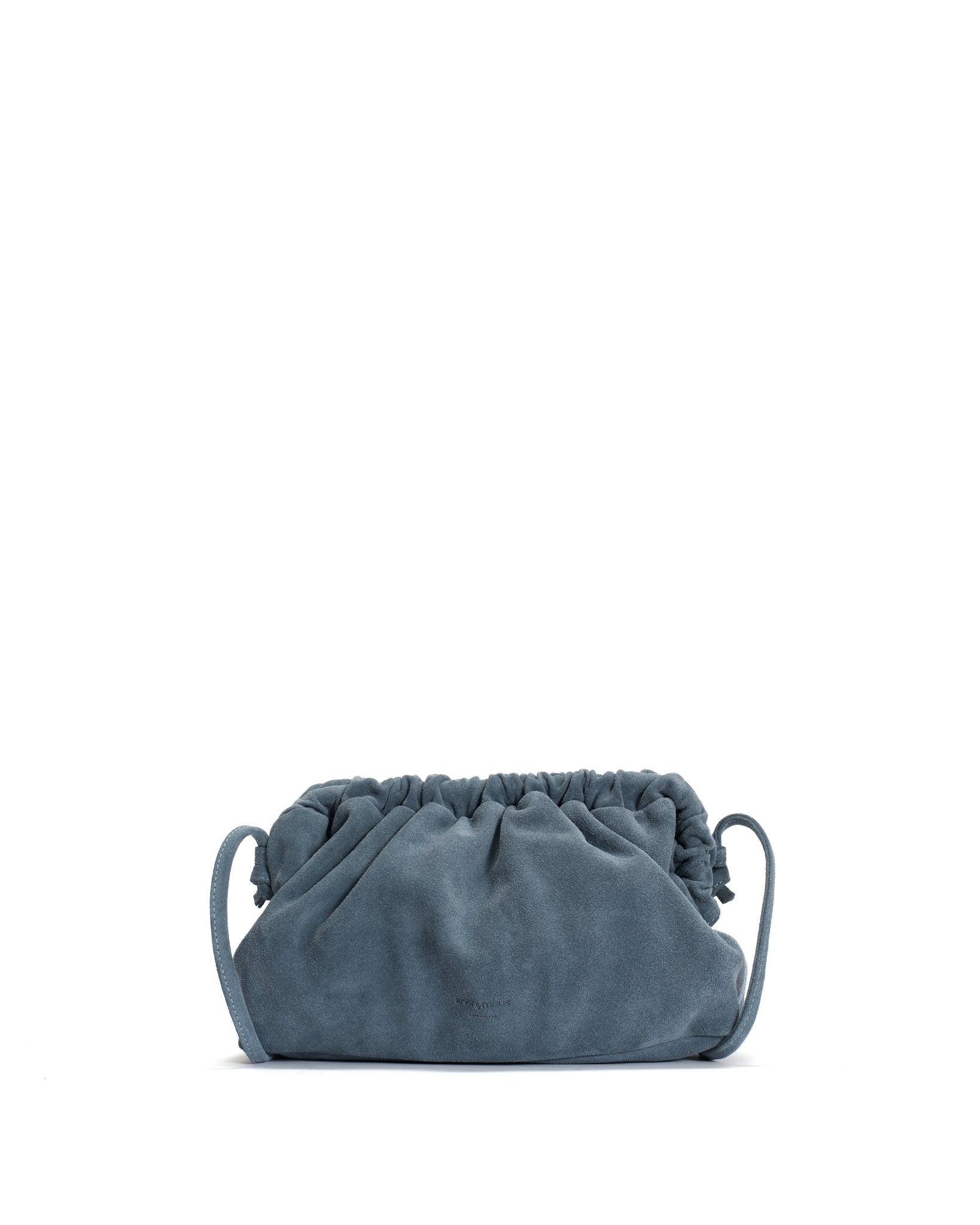 Hally grand cloud bag Calf suede Denim blue - Anonymous Copenhagen