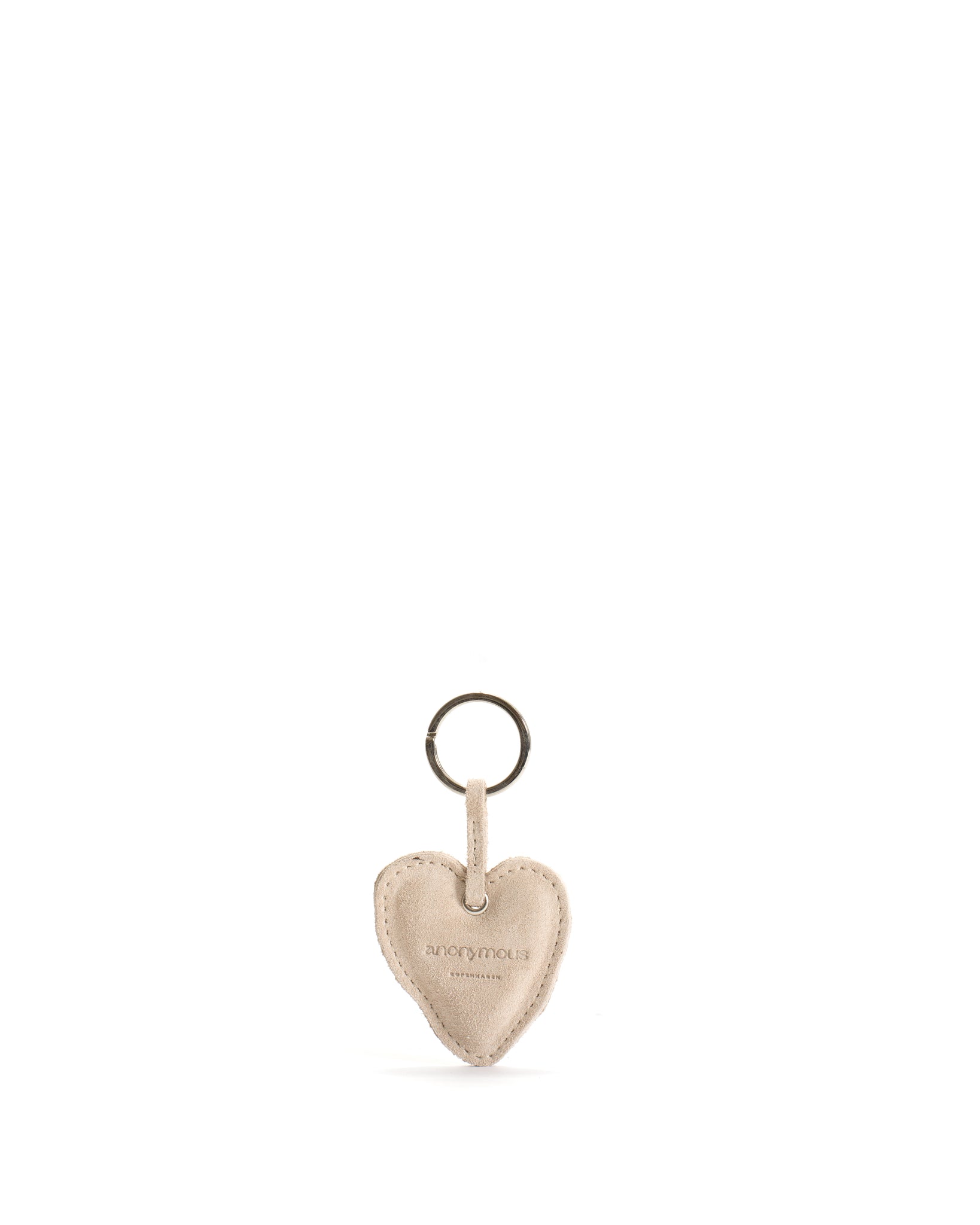 Keyring Calf suede Vanilla cream - Anonymous Copenhagen