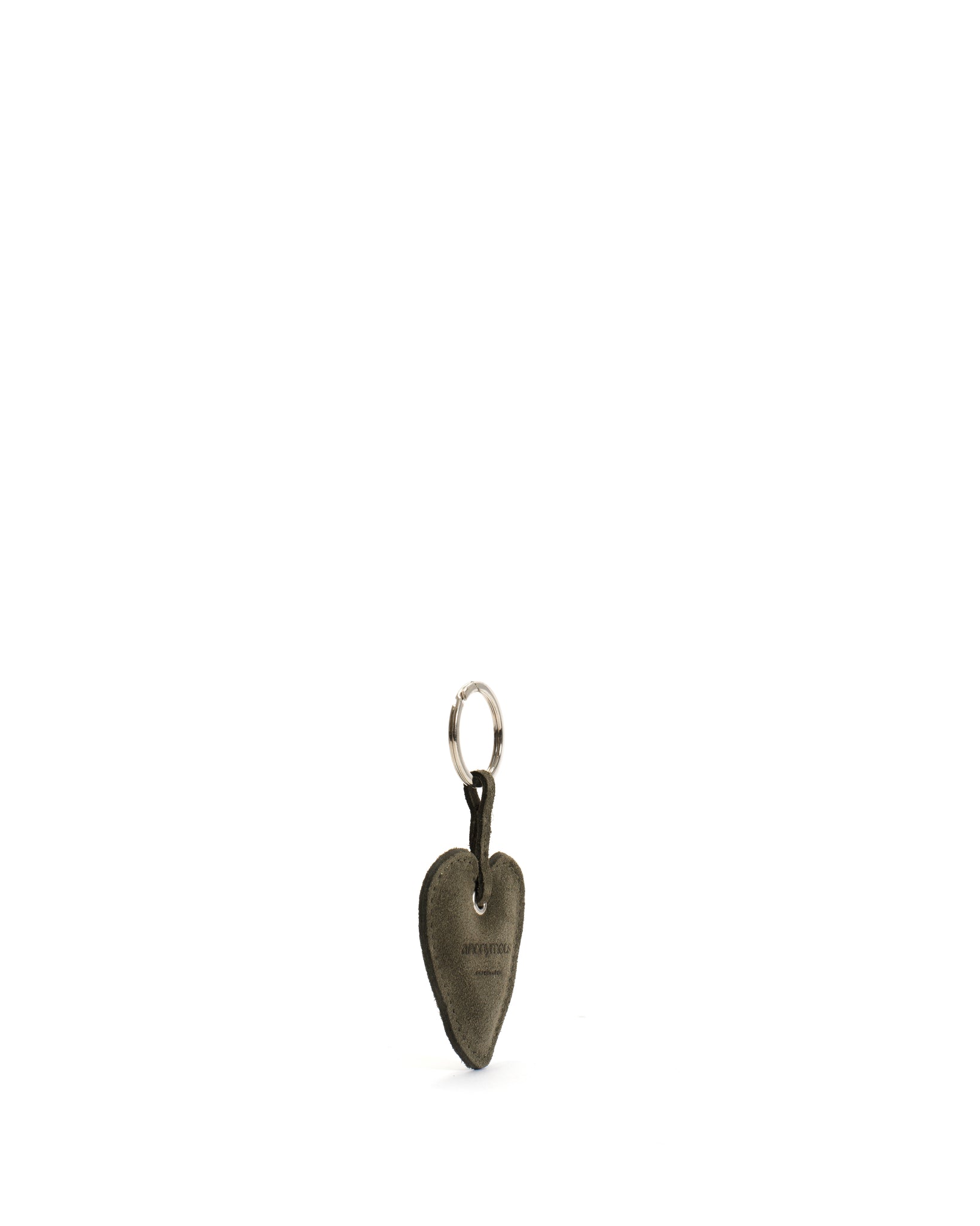 Keyring Calf suede Moss green - Anonymous Copenhagen