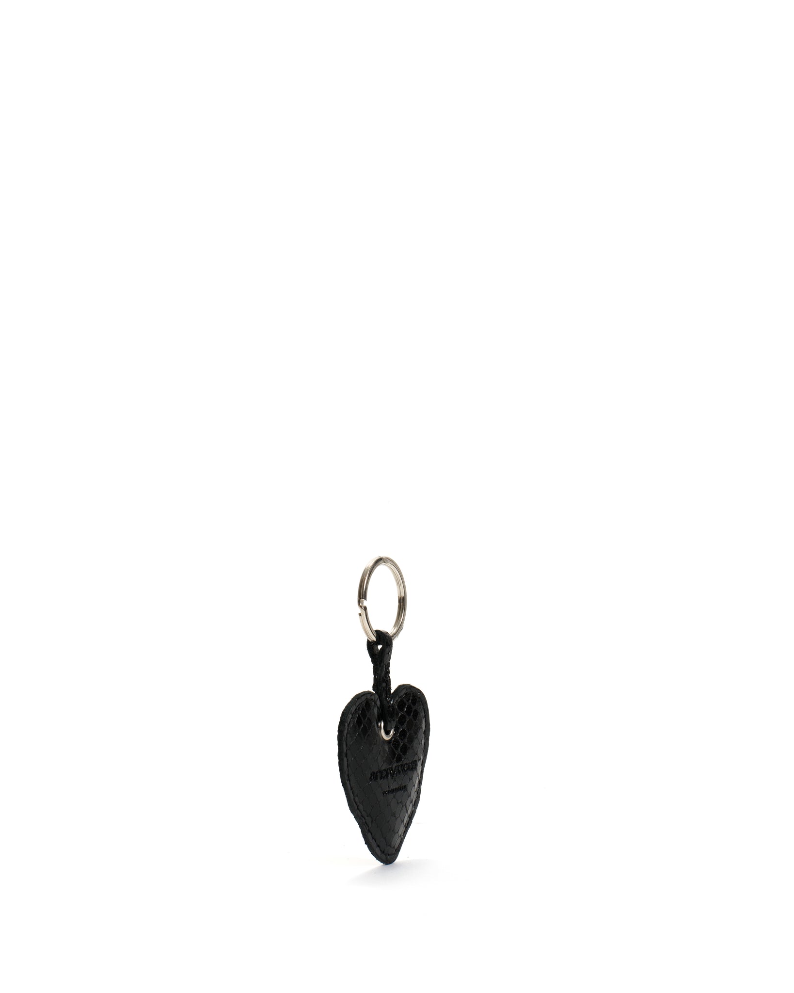 Keyring Snake metallic calf Black - Anonymous Copenhagen