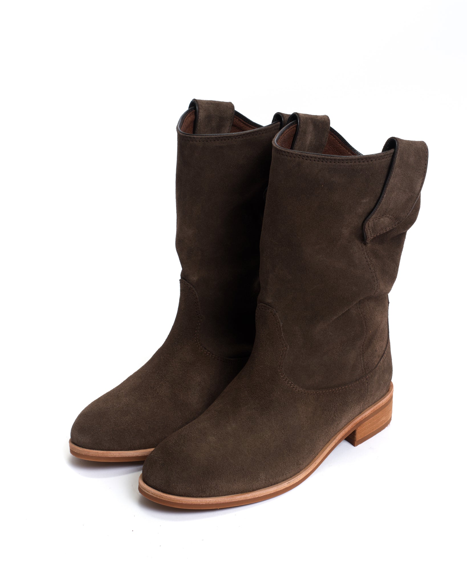 Claudia Calf suede Coffee brown