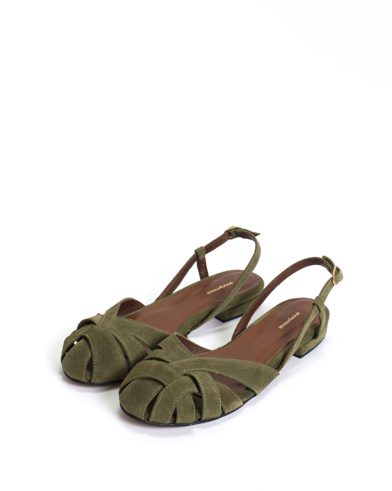 Banie 20 Calf suede Olive green