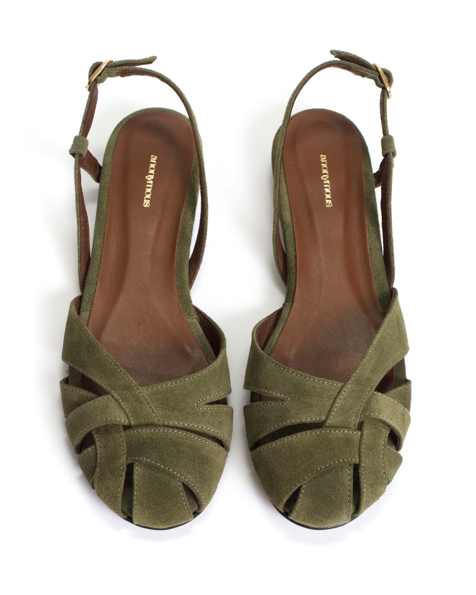 Banie 20 Calf suede Olive green