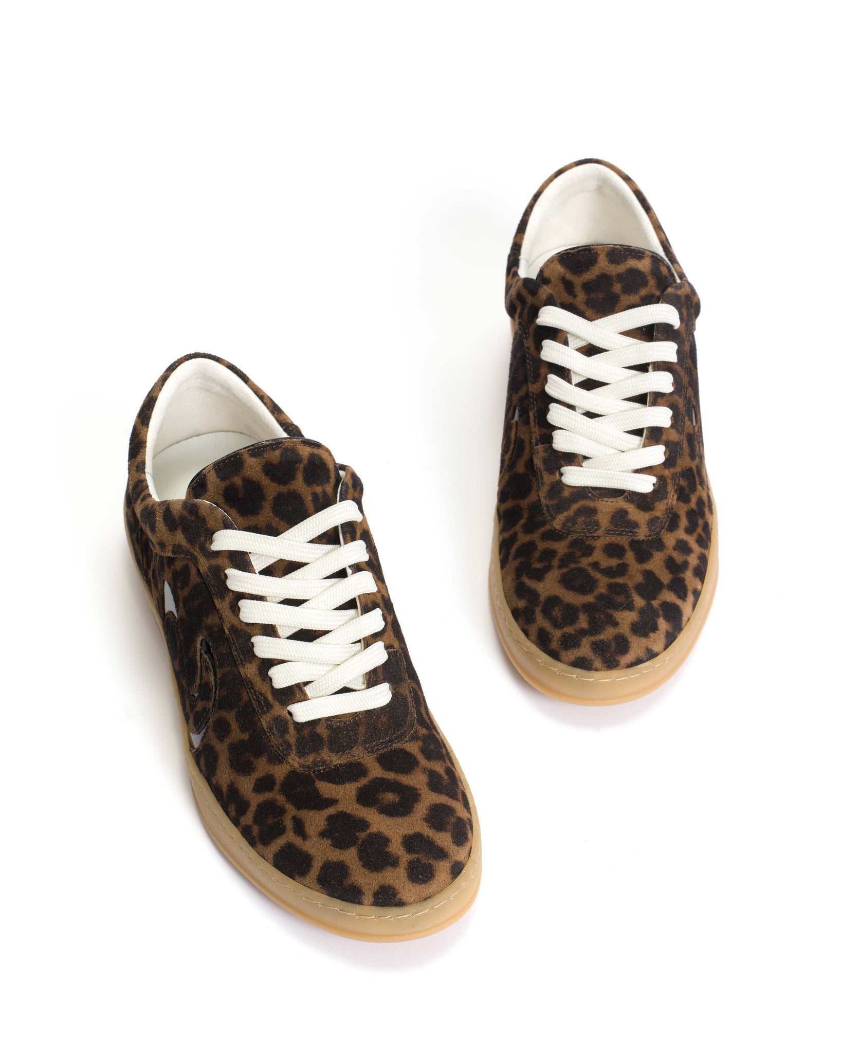 Blaire Calf suede print & polished soft calf Leopard & black