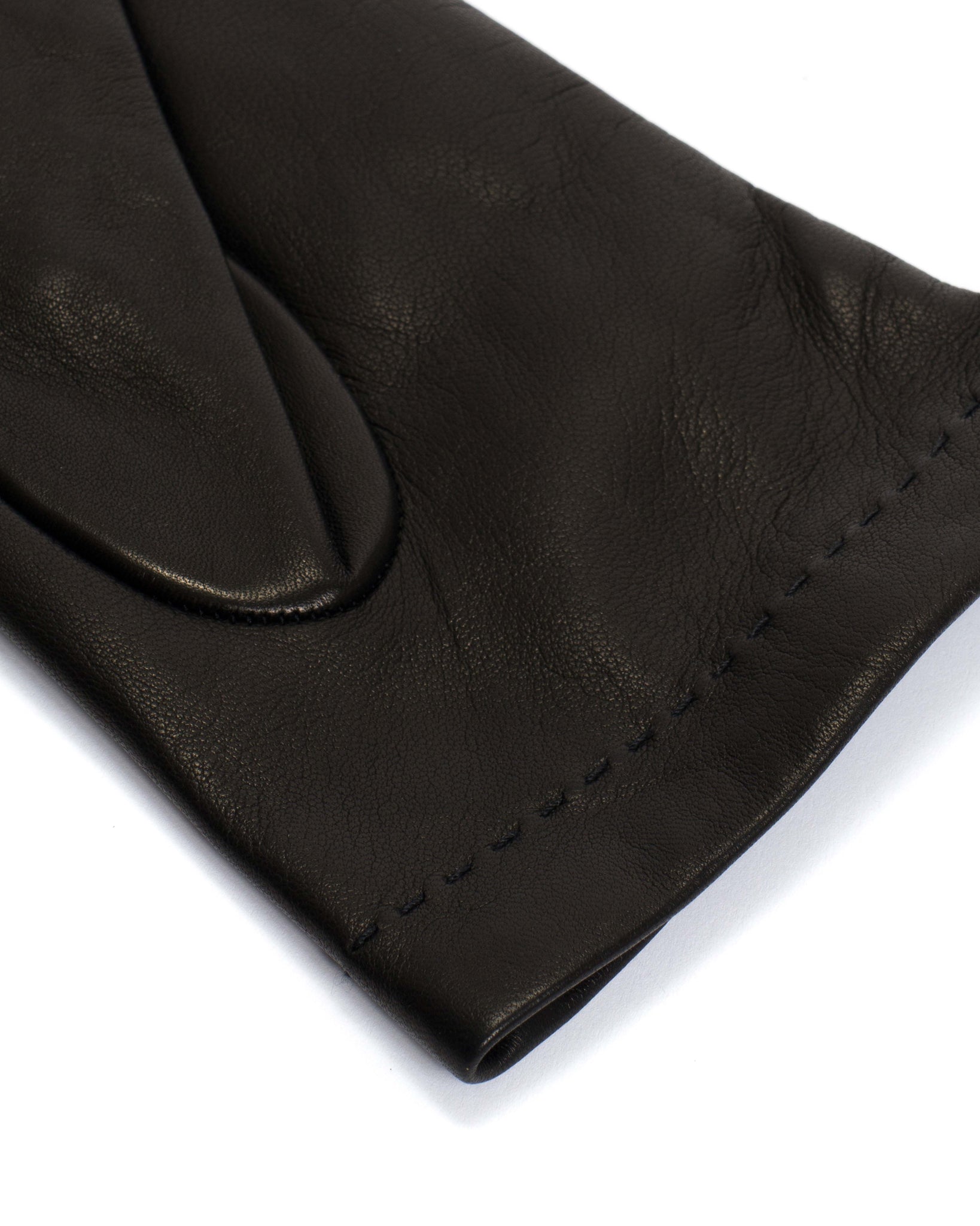 Bridget leather cashmere glove Lamb leather & 100% cashmere Black & taupe