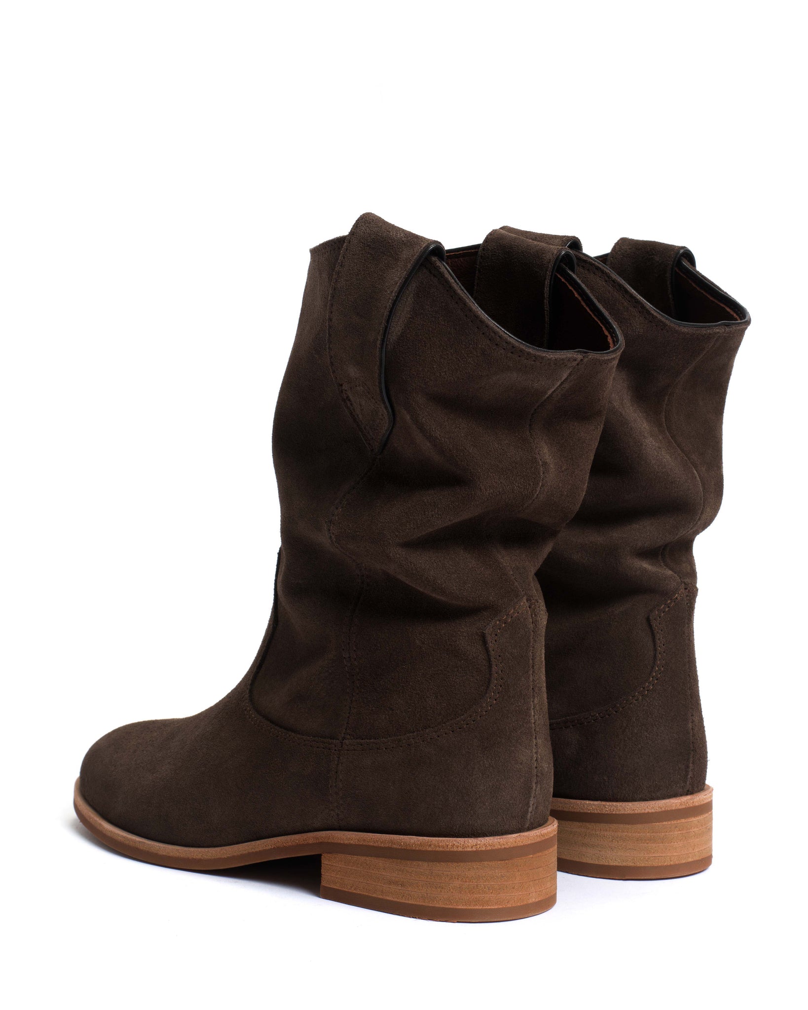 Claudia Calf suede Coffee brown