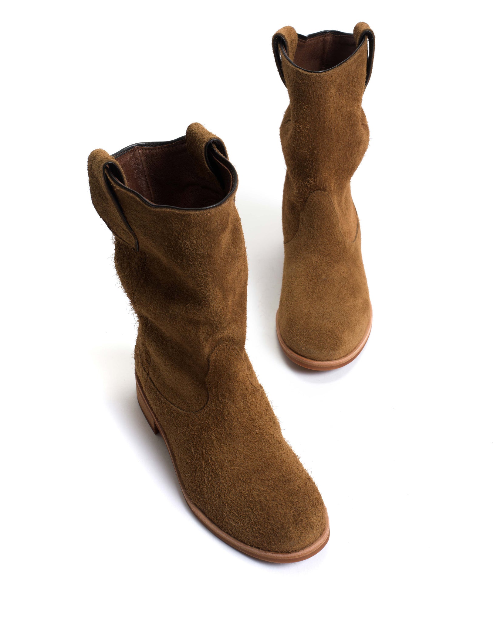 Claudia Plushed calf suede Cinnamon