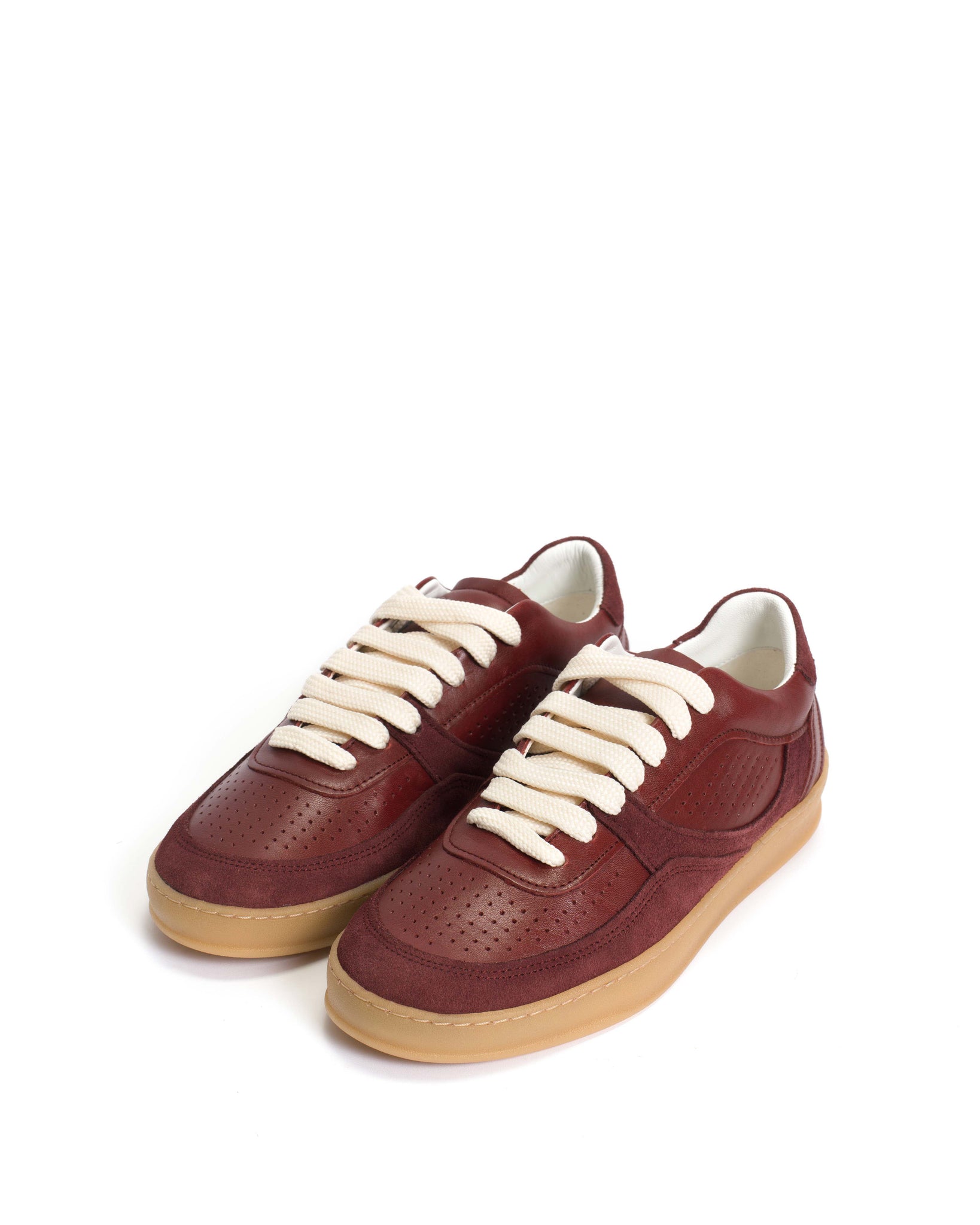 Elevate Soft calf & suede leather Pomegranate