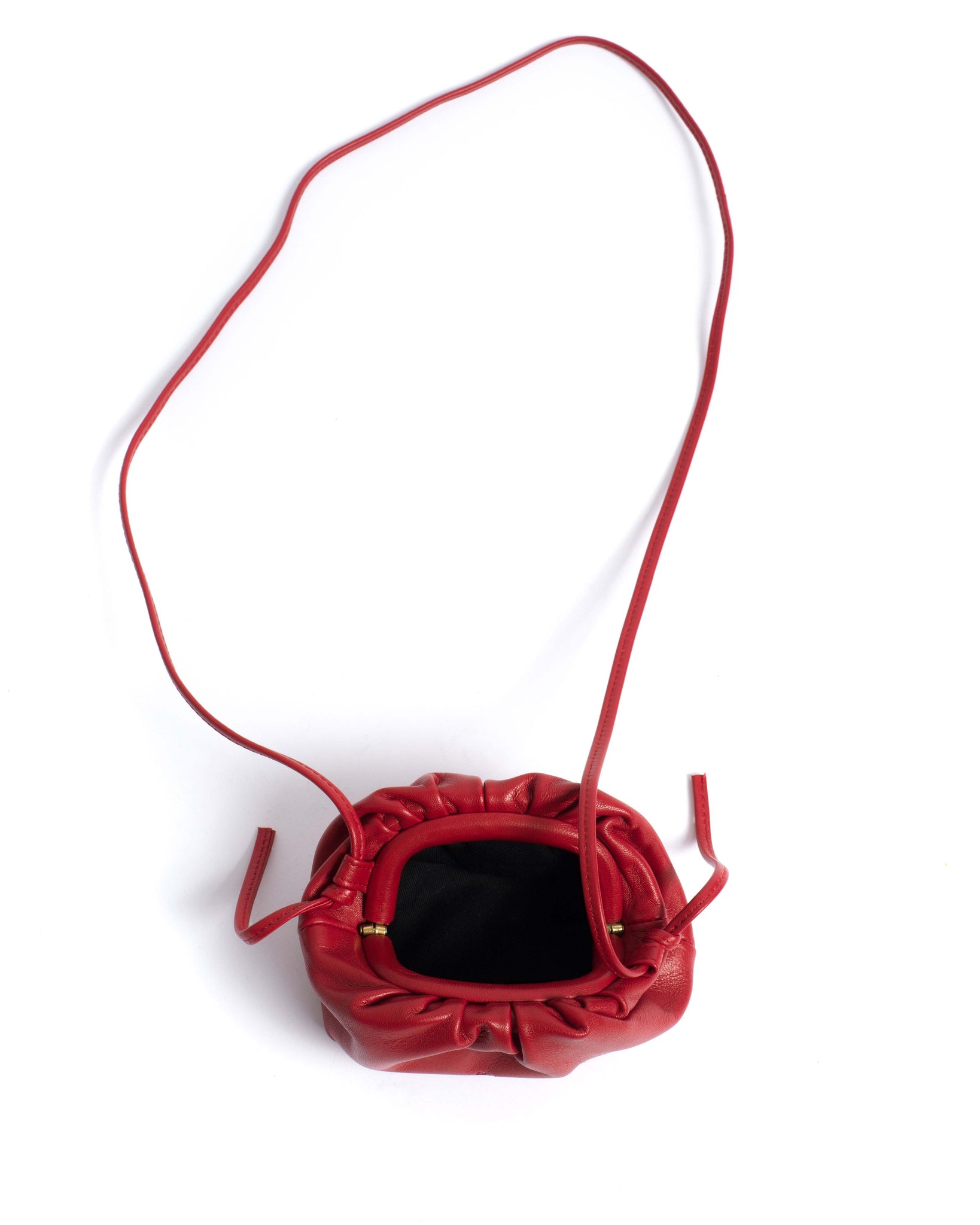 Enuice petite purse Silky lamb Ruby red