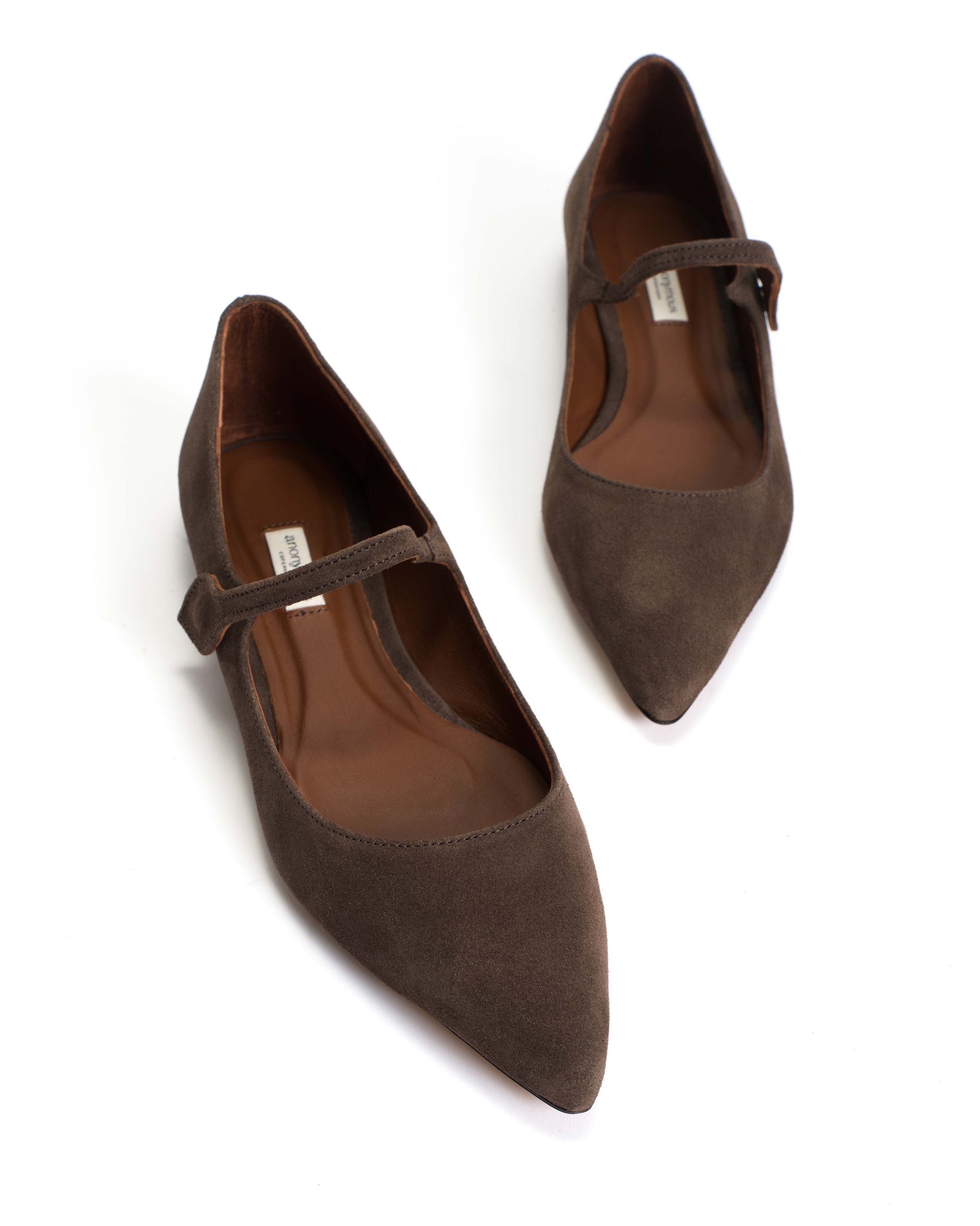 Fifi Calf suede Coffee brown