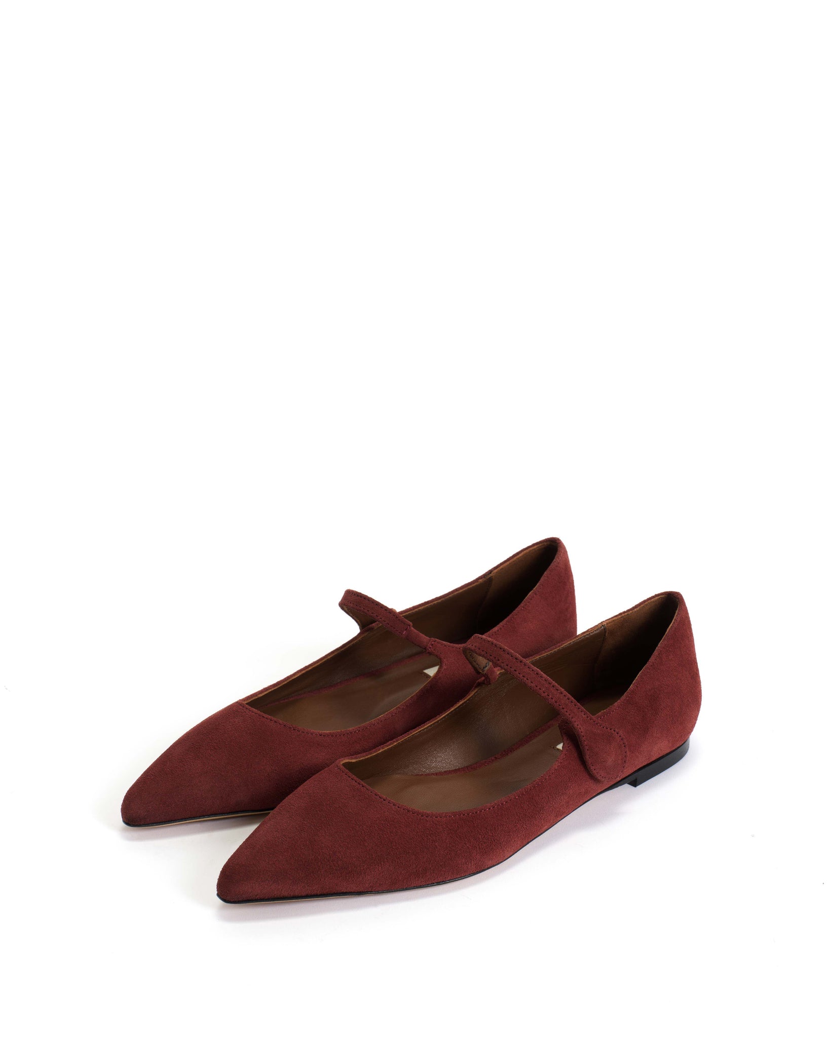 Fifi Calf suede Pomegranate