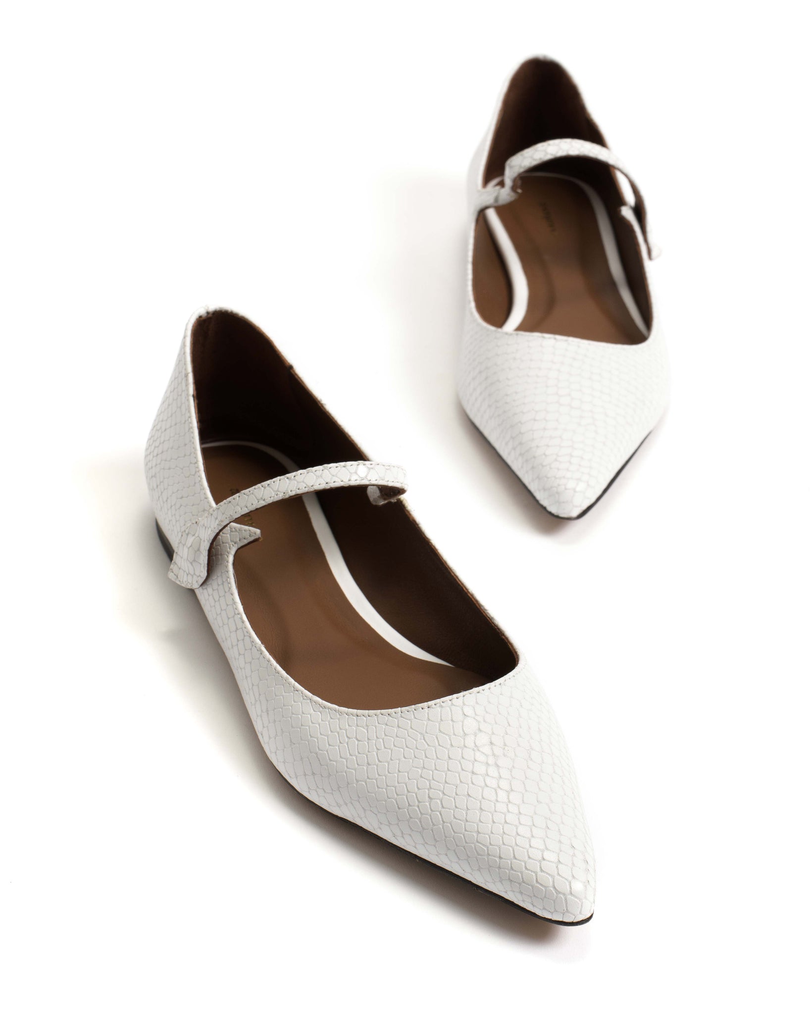 Fifi Snake calf White