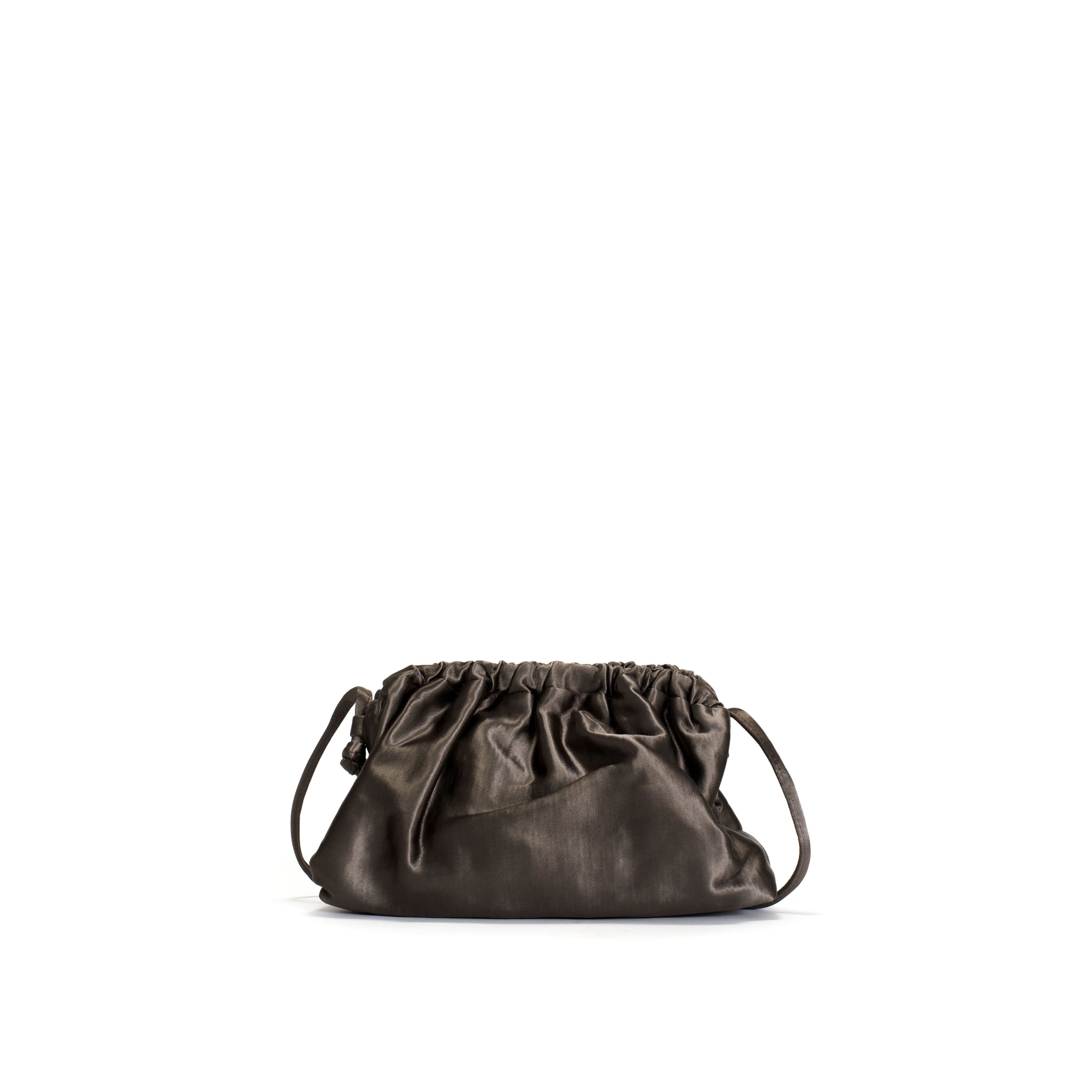 Hally petite cloud bag Antique satin Caviar black - Anonymous Copenhagen