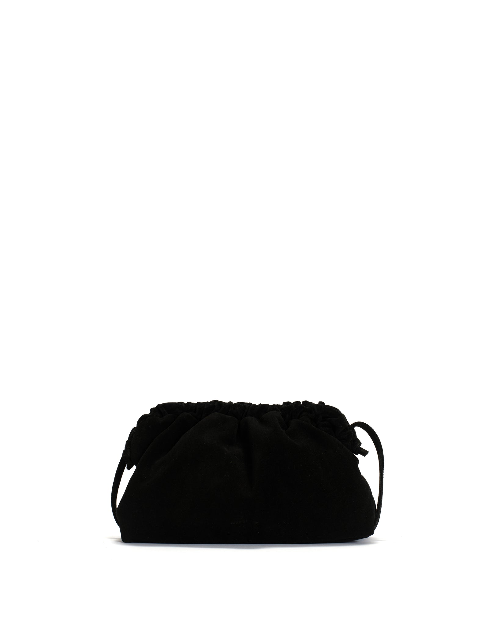 Hally grand cloud bag Calf suede Black - Anonymous Copenhagen