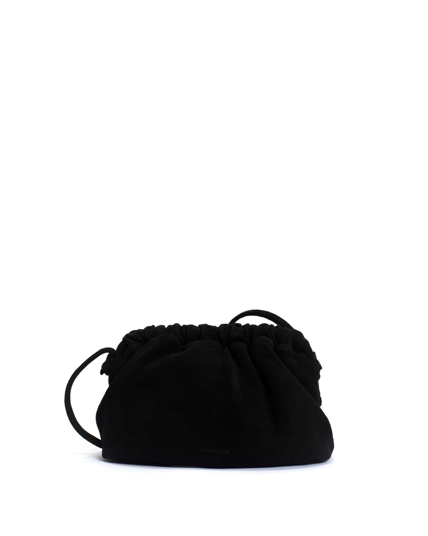 Hally grand cloud bag Calf suede Black