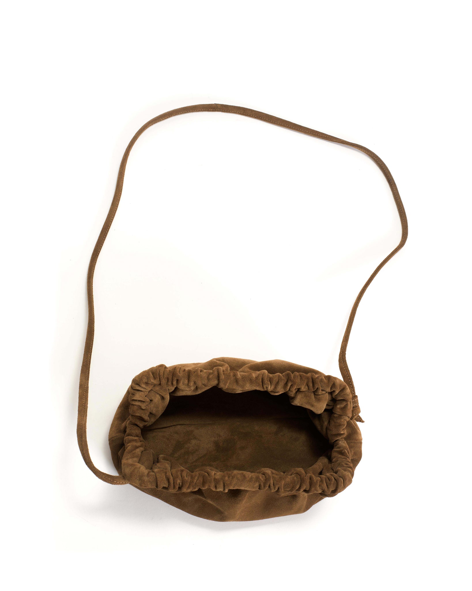 Hally grand cloud bag Calf suede Cinnamon