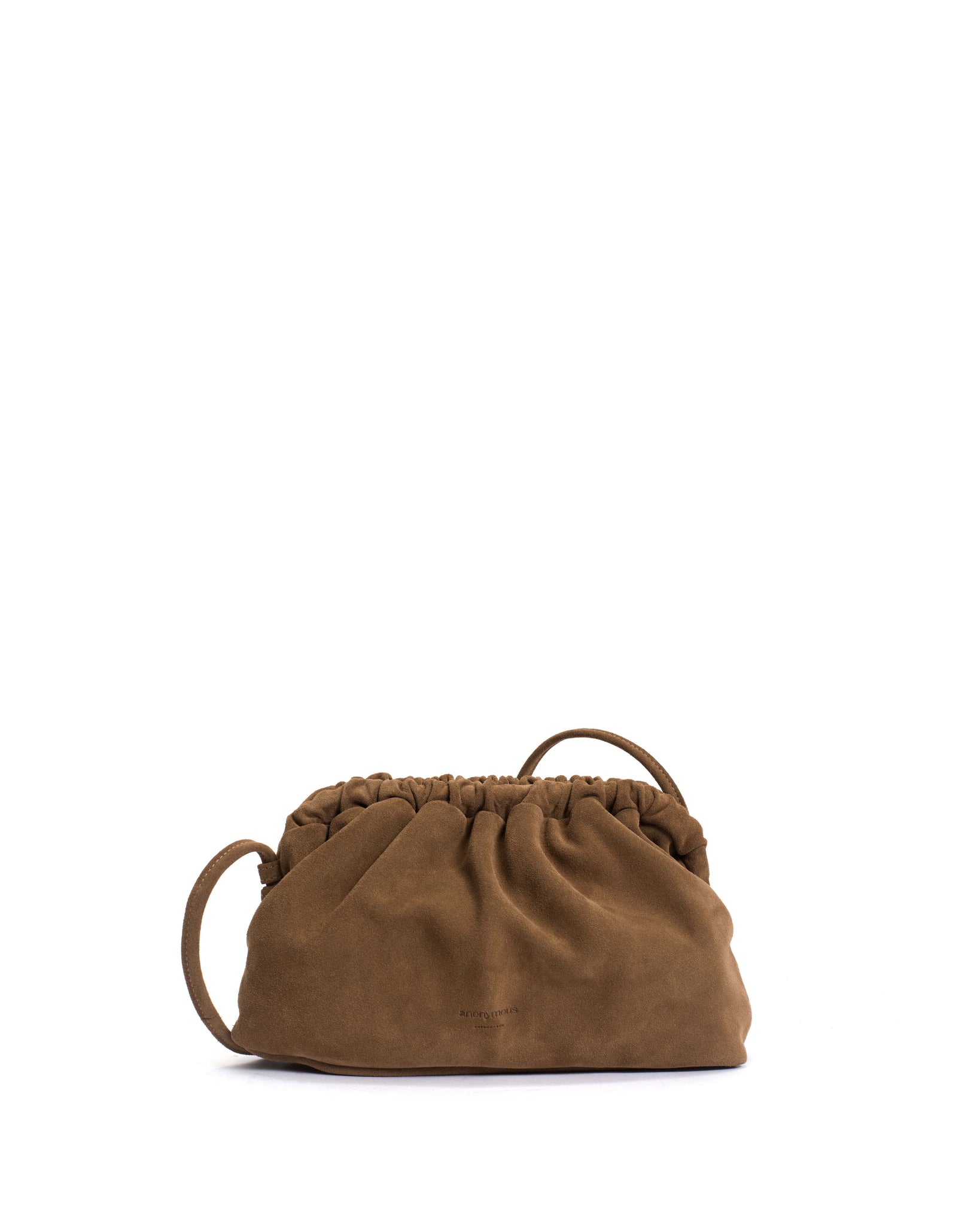 Hally grand cloud bag Calf suede Cinnamon