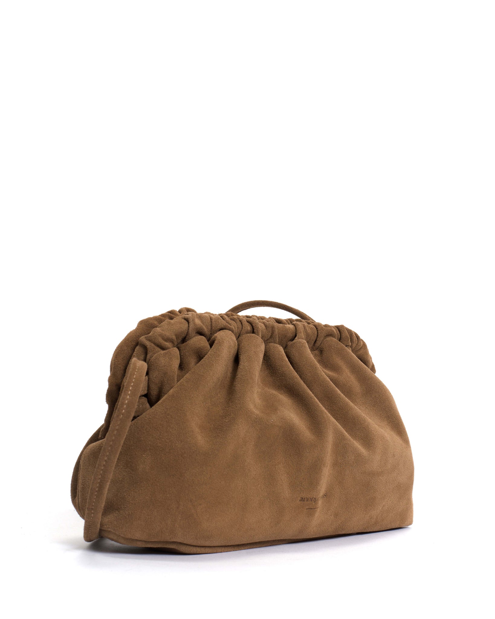 Hally grand cloud bag Calf suede Cinnamon