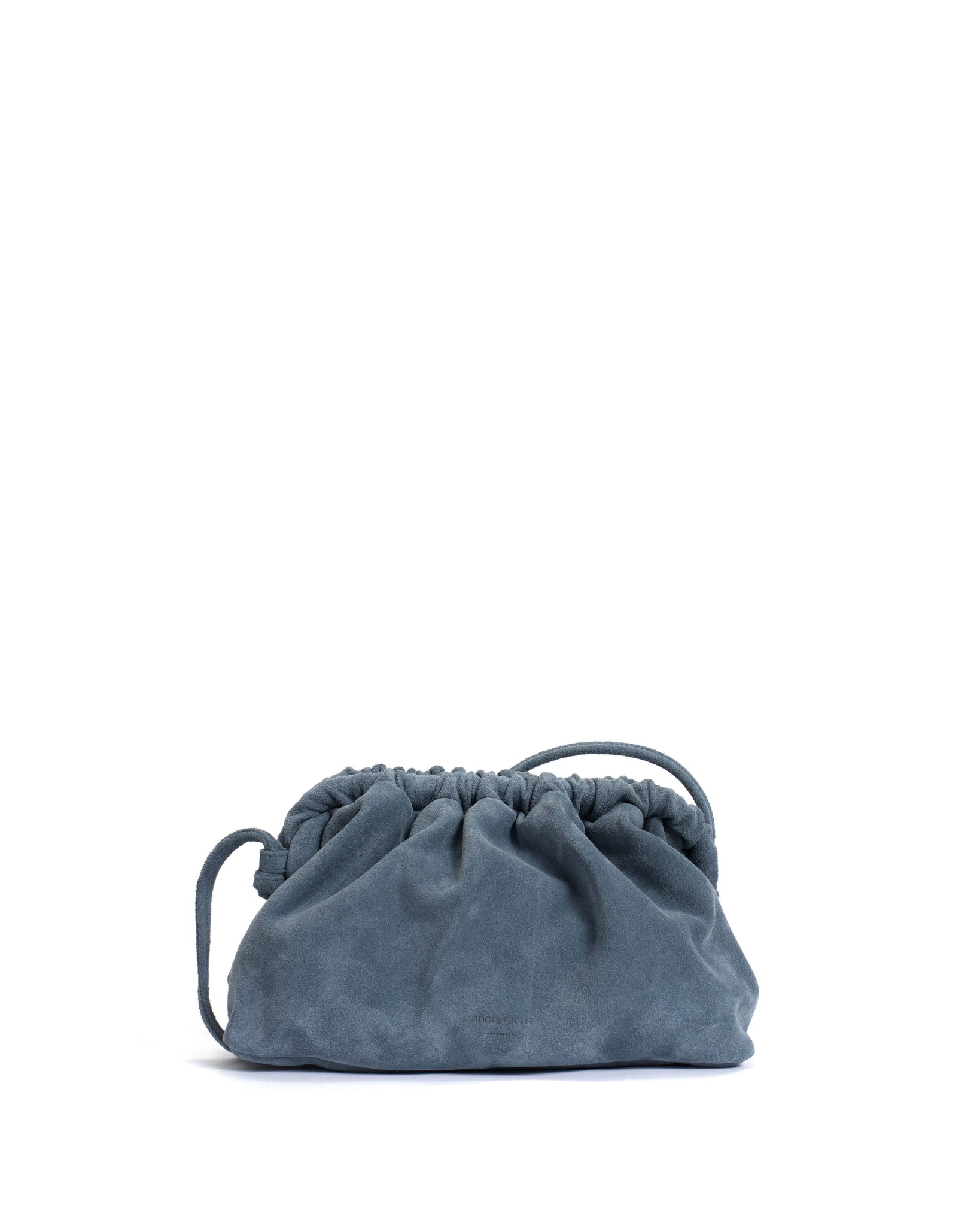 Hally grand cloud bag Calf suede Denim blue