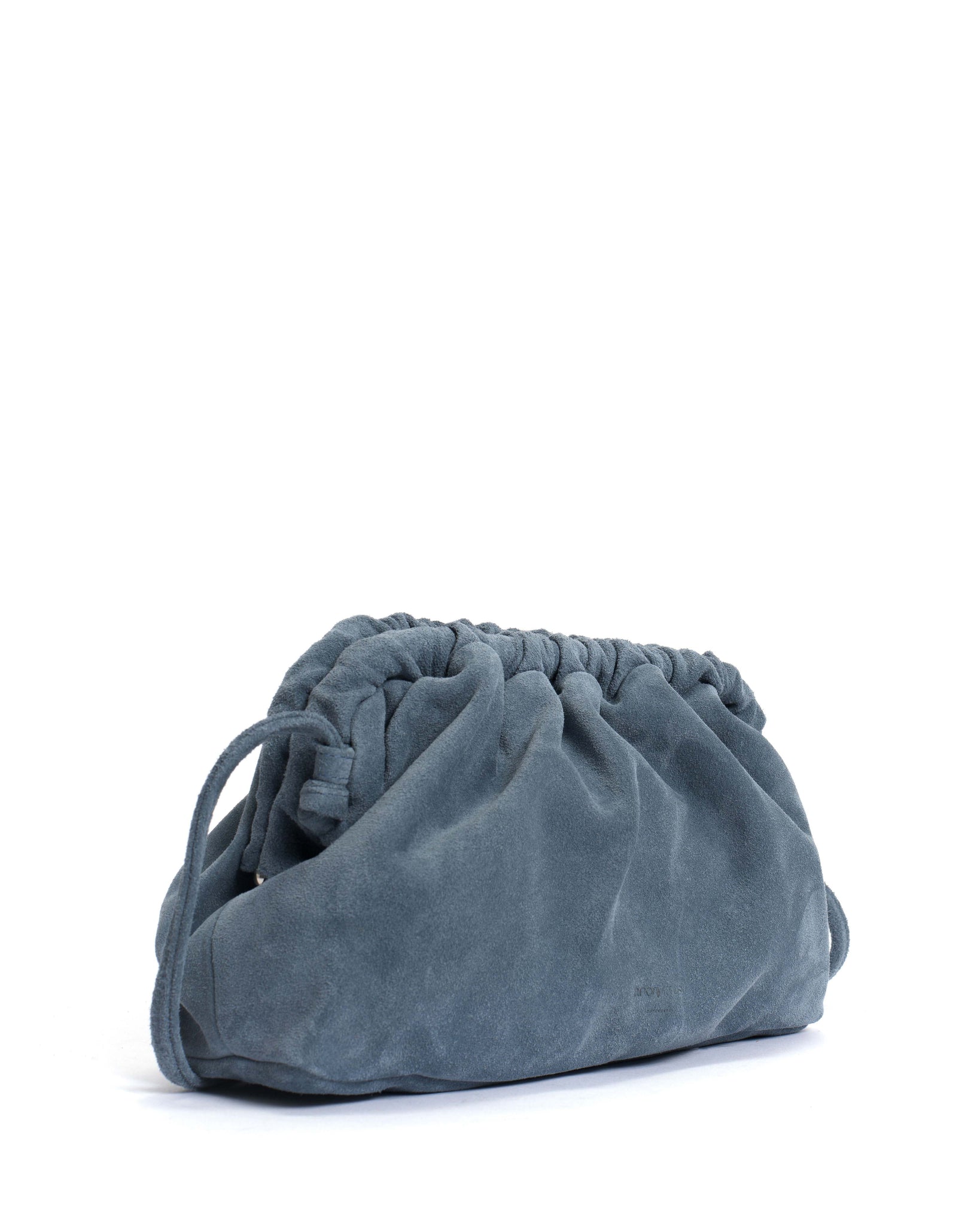 Hally grand cloud bag Calf suede Denim blue