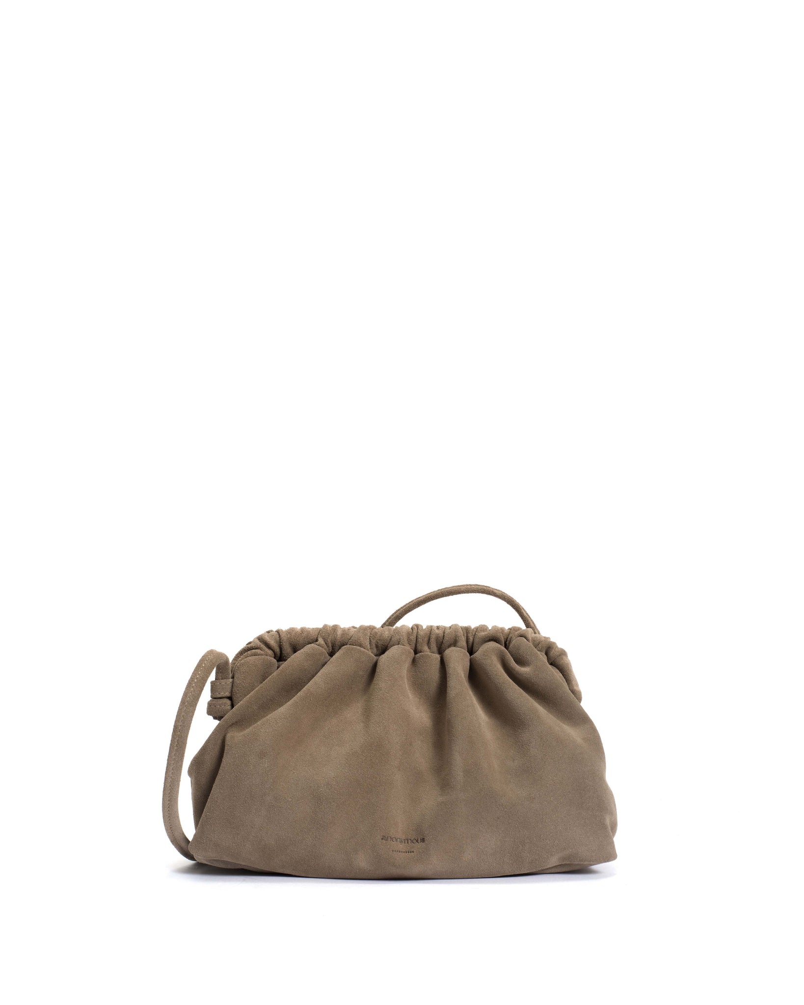 Hally grand cloud bag Calf suede Mushroom