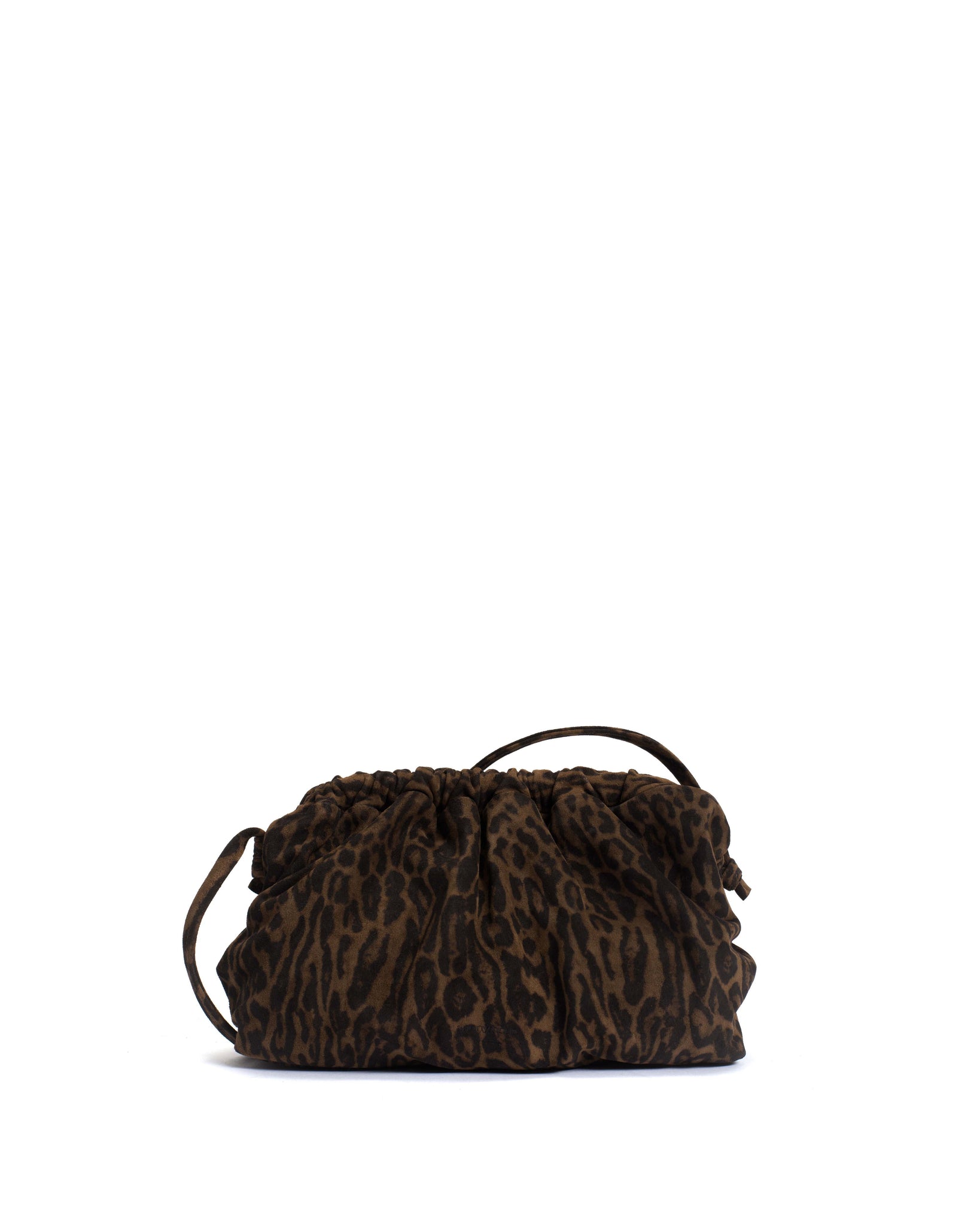 Hally grand cloud bag Calf suede print Jaguar