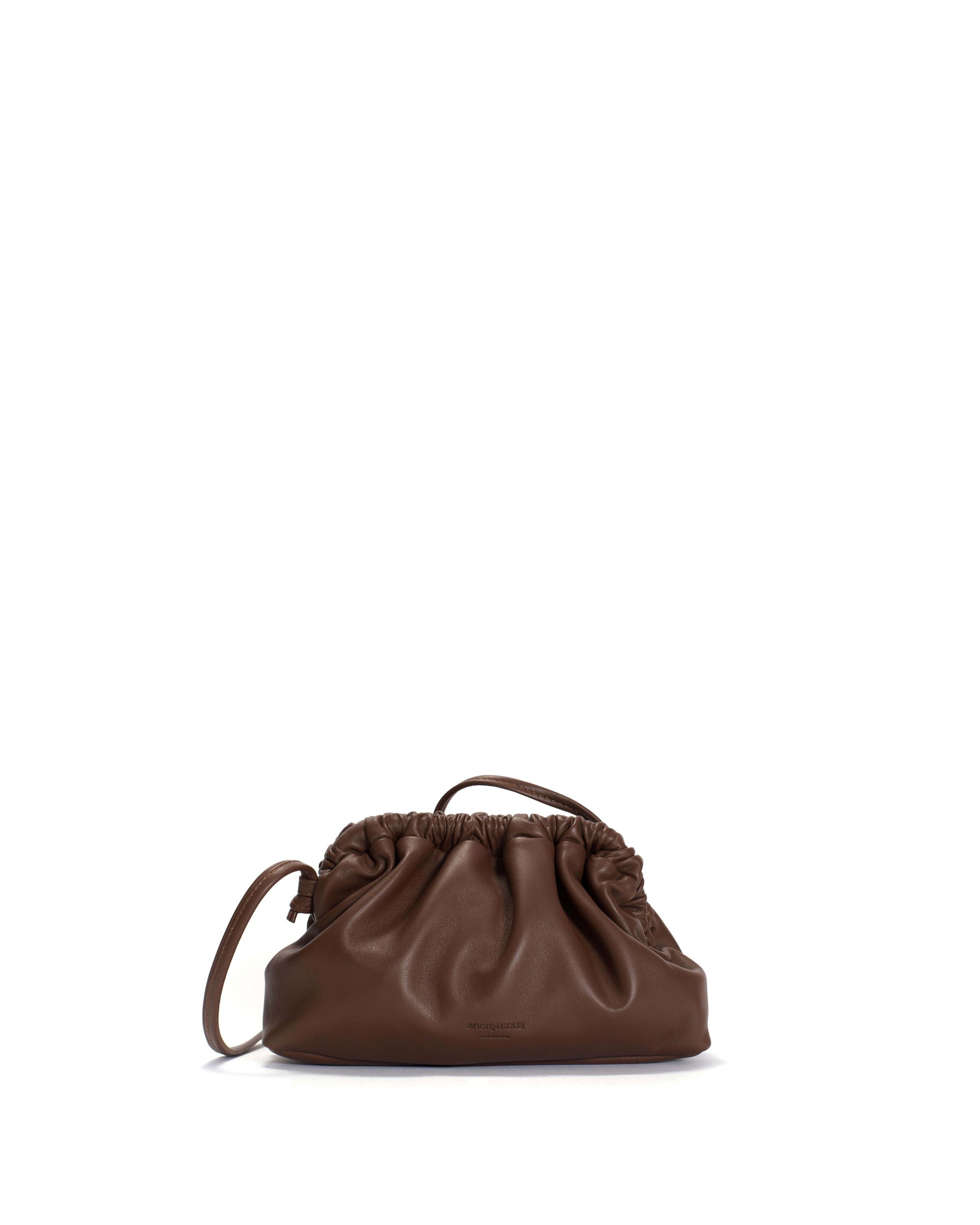 Hally petite cloud bag Silky lamb Chocolate