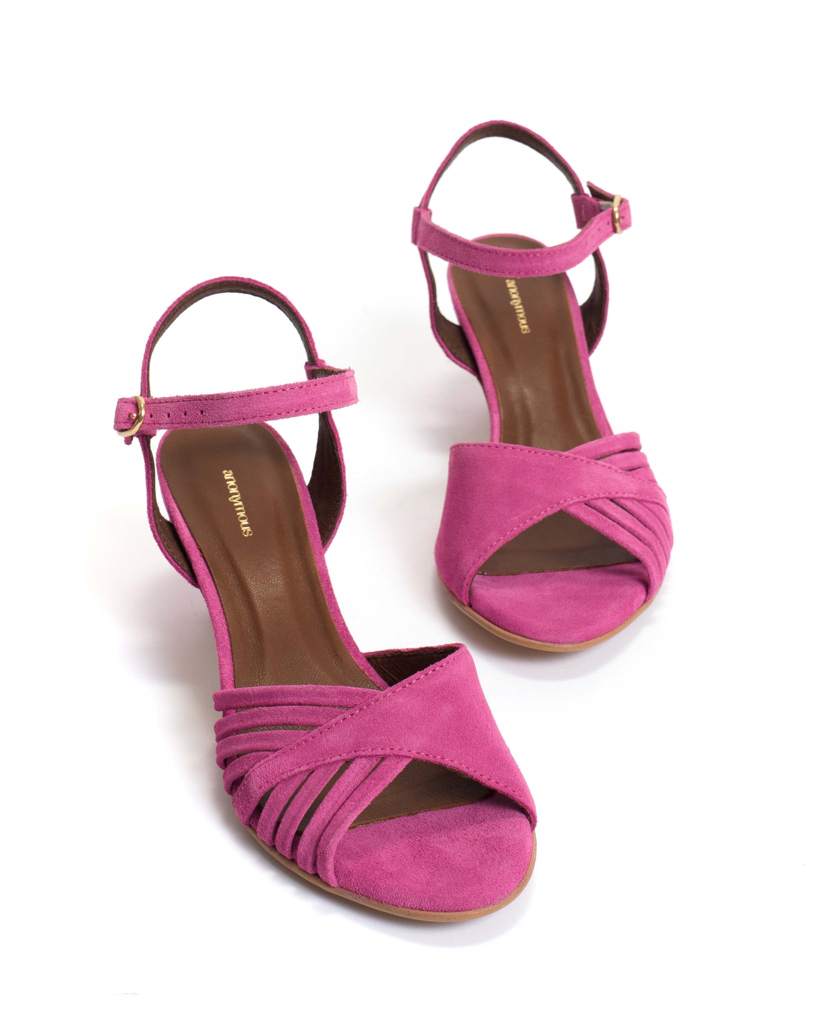 Hermine Calf suede Raspberry sorbet