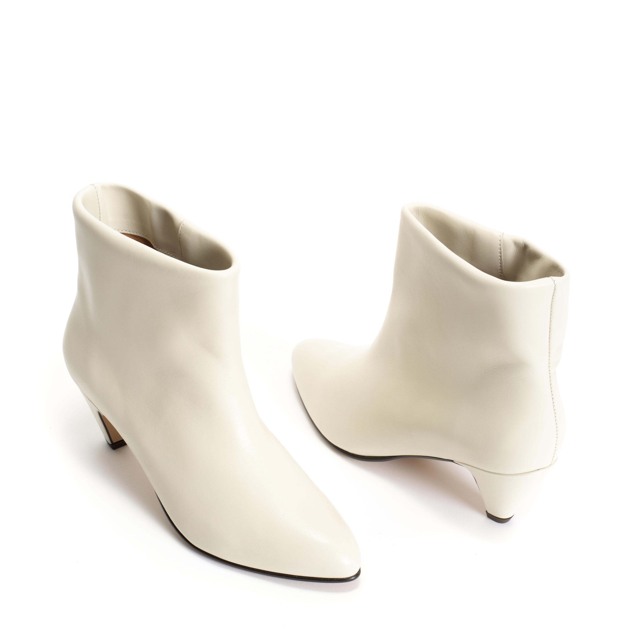 Hilly 50 stiletto Soft calf Milk white - Anonymous Copenhagen