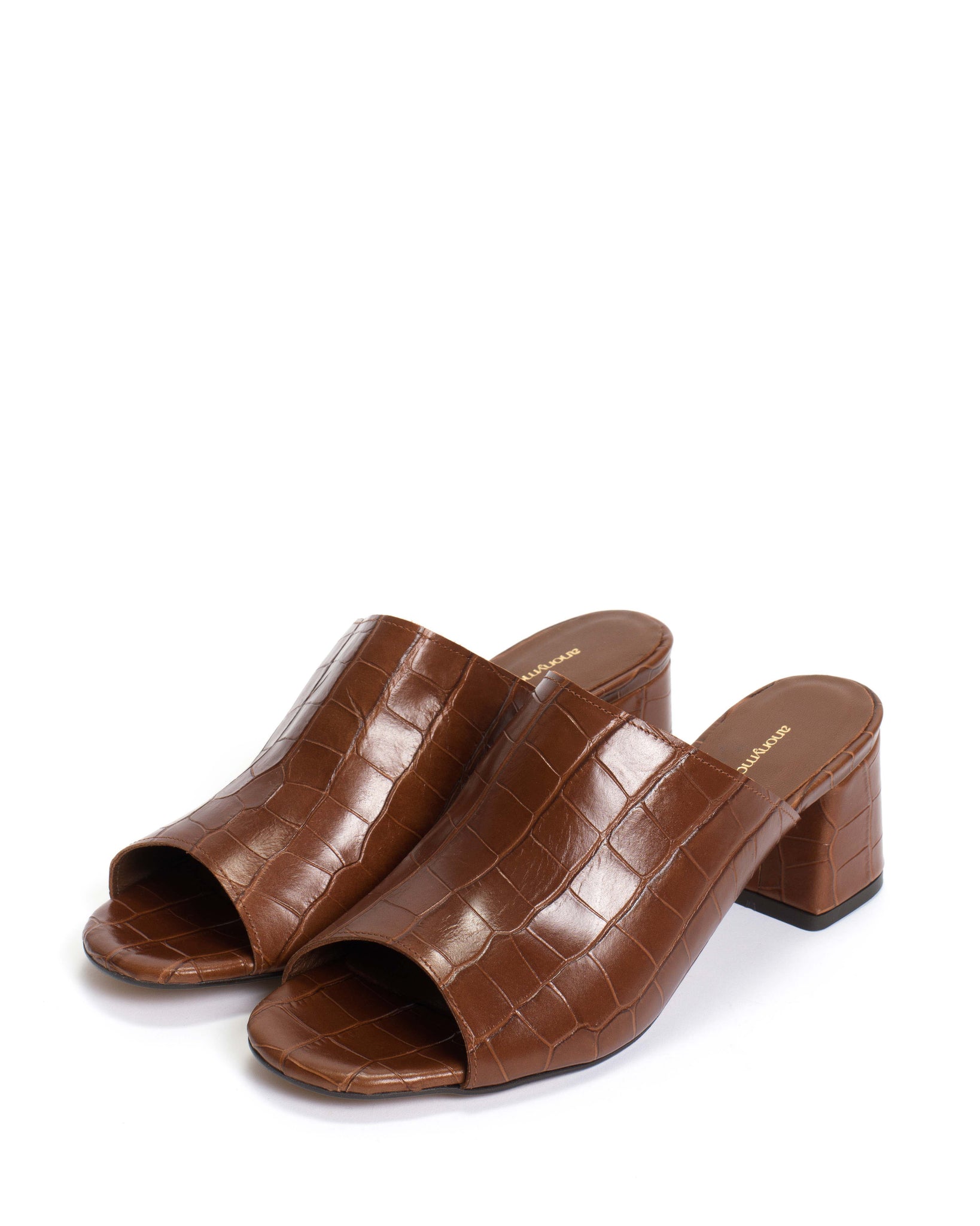 Horizon 55 Croco calf Chocolate