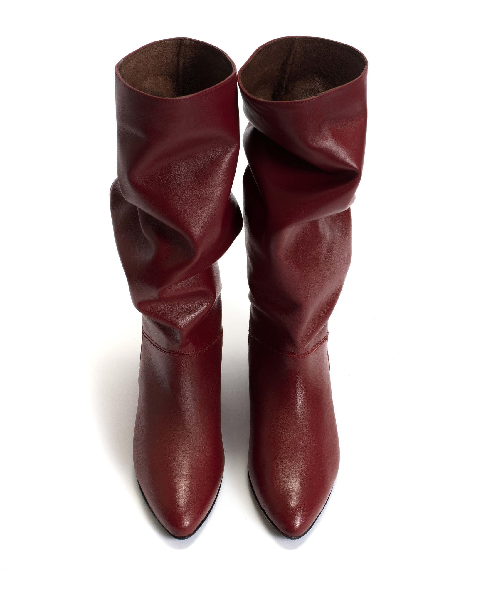 Jasmina 20 Soft calf & suede leather Pomegranate