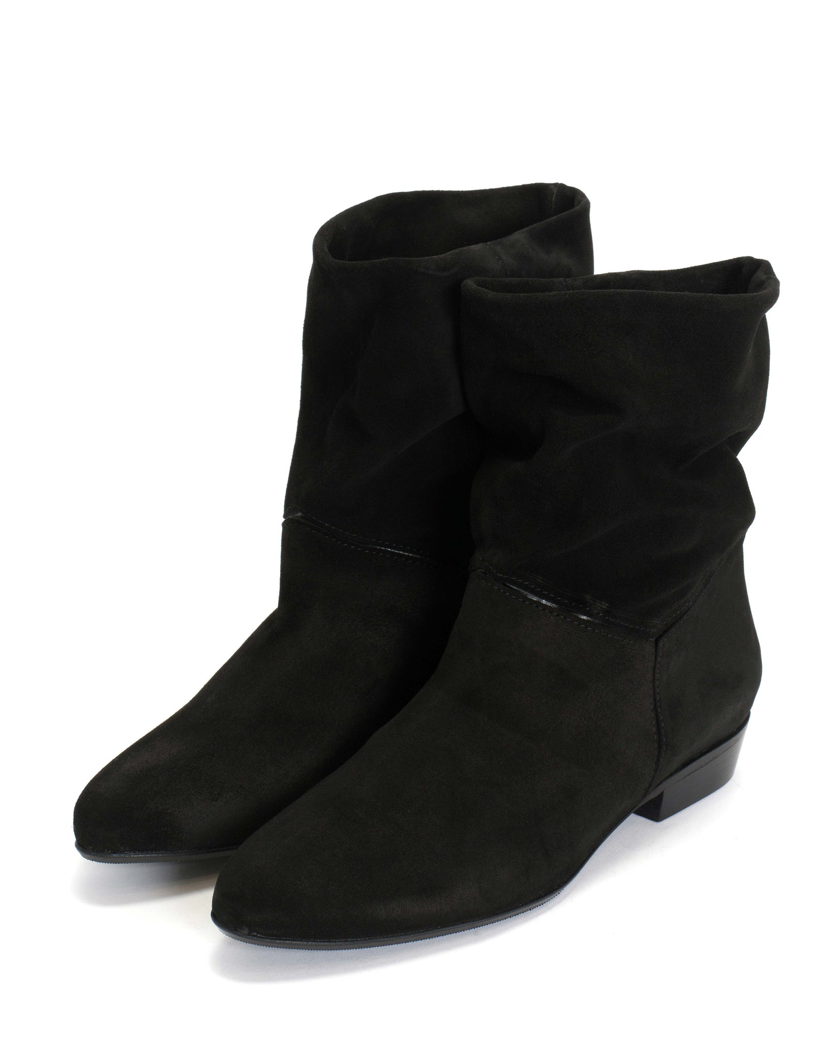 Jassi 20 Calf suede & sleek leather Black - Anonymous Copenhagen