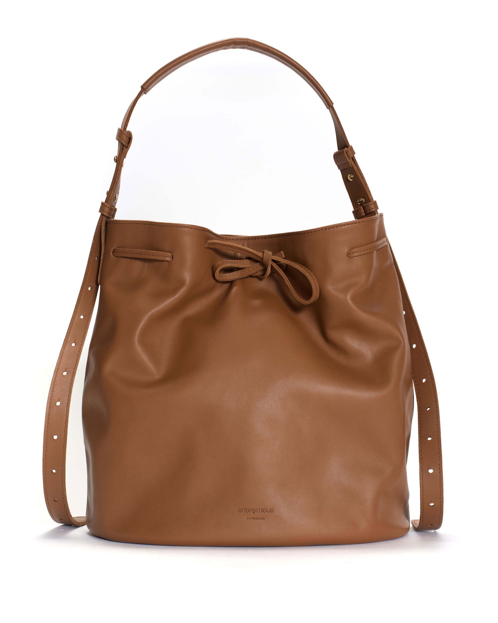 Kacey grand bucket bag Soft calf Camel