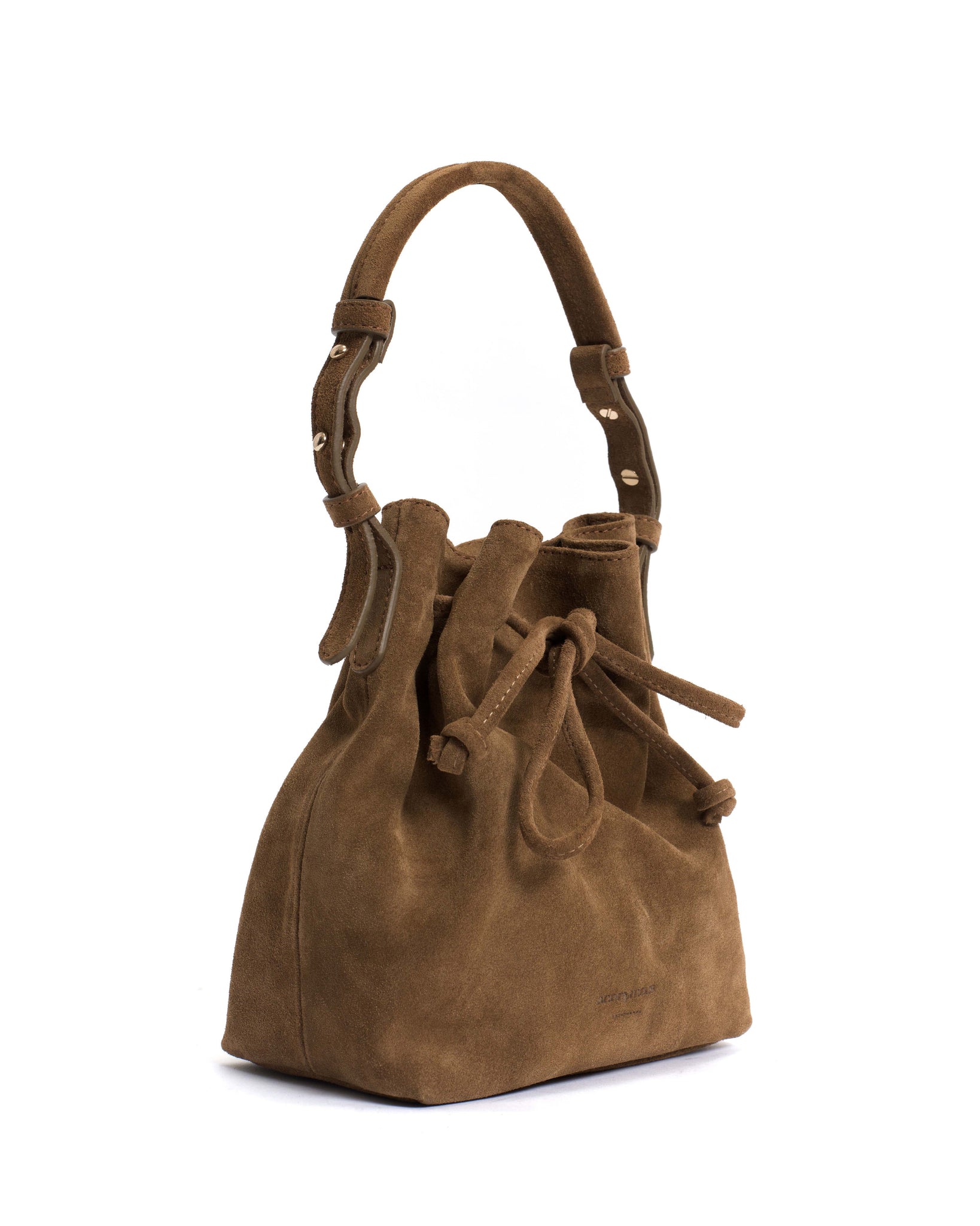 Kacey petite bucket bag Calf suede Cinnamon