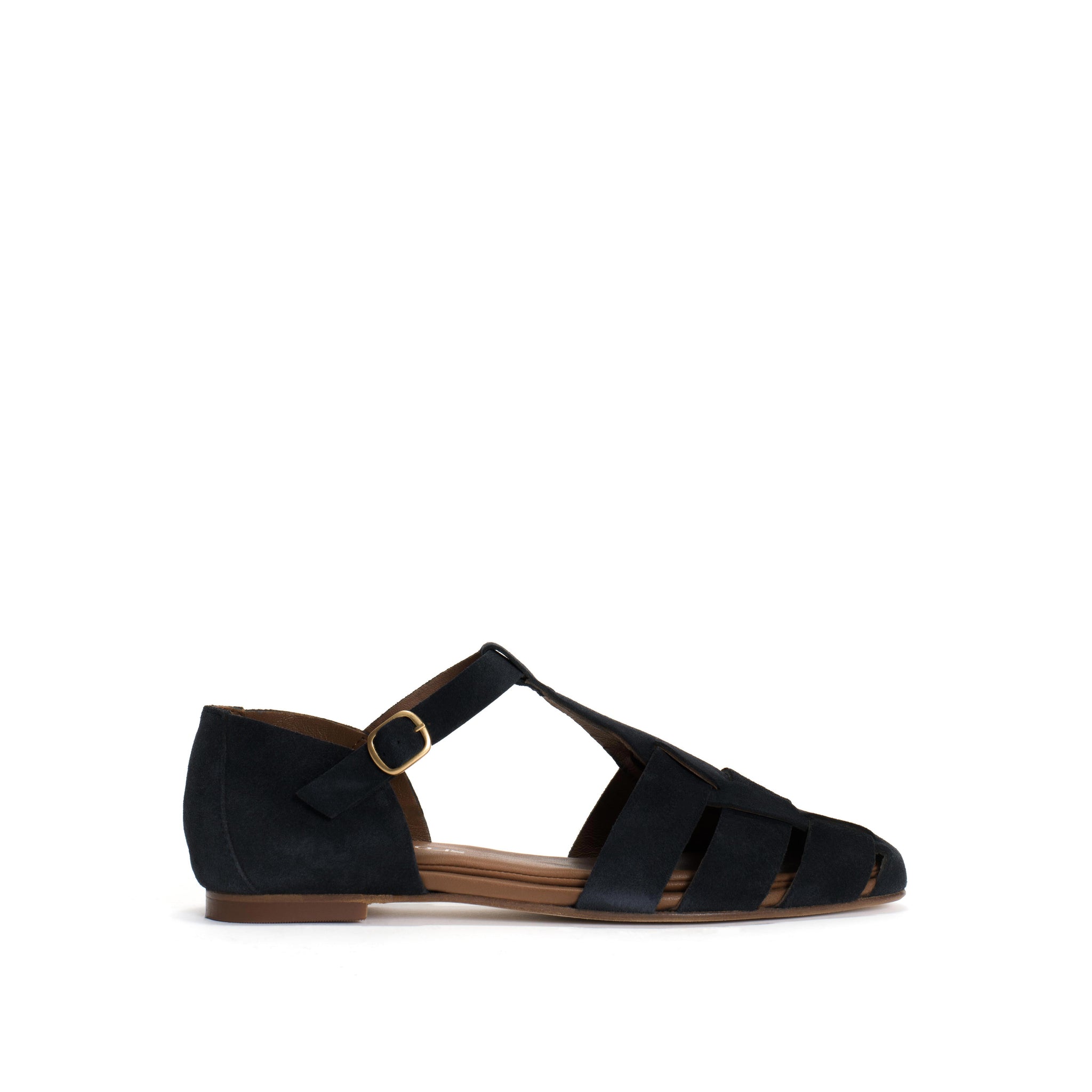 Lain flats Calf suede Dark blue - Anonymous Copenhagen