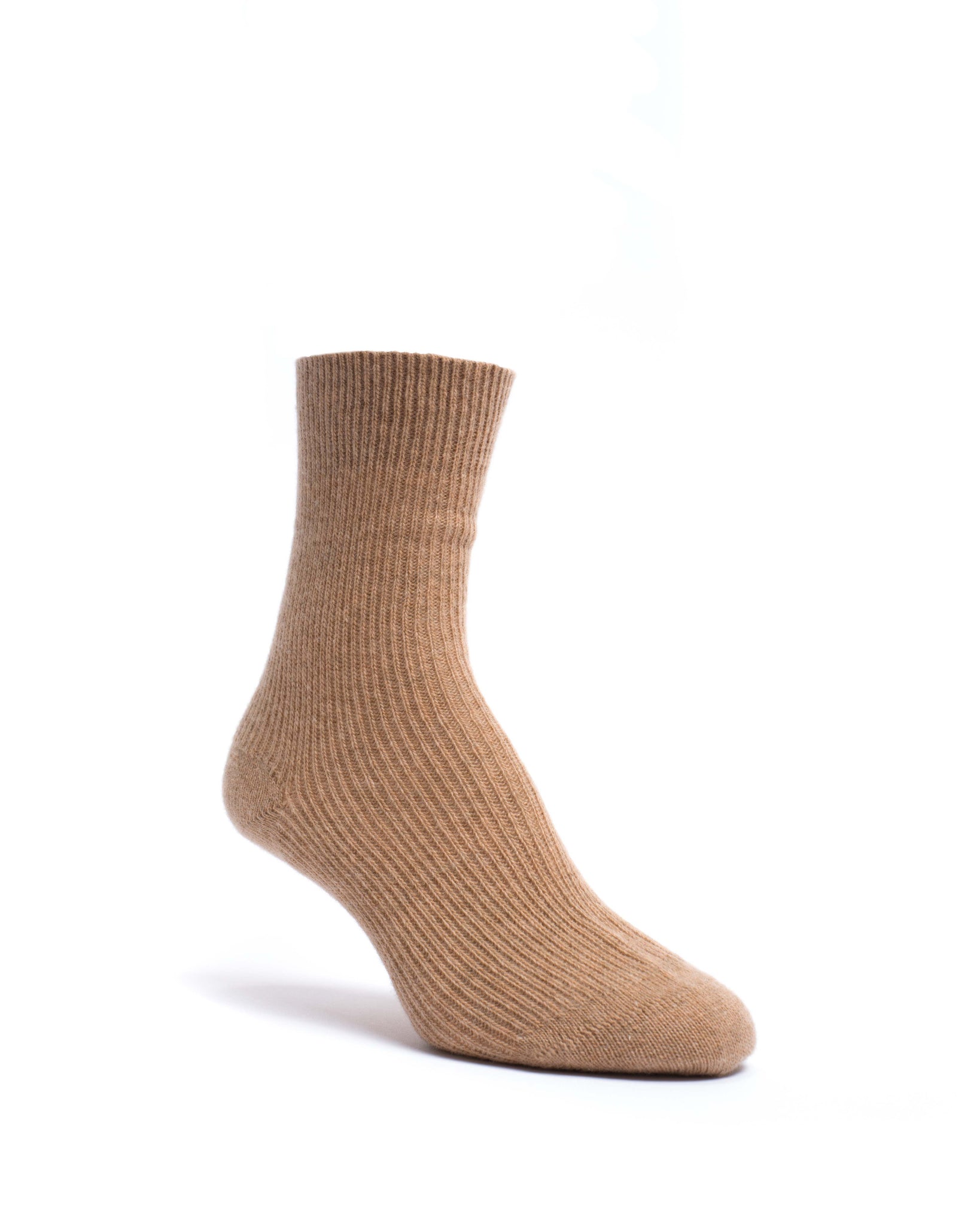 Lanai cashmere socks 70% wool 30% cashmere Caramel