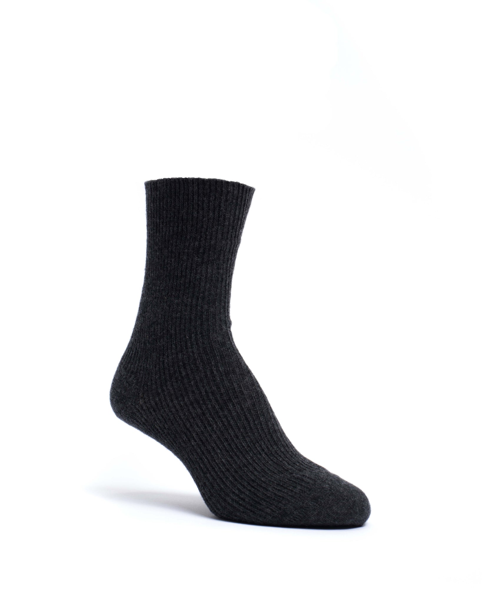 Lanai cashmere socks 70% cashmere 30% wool Dark grey